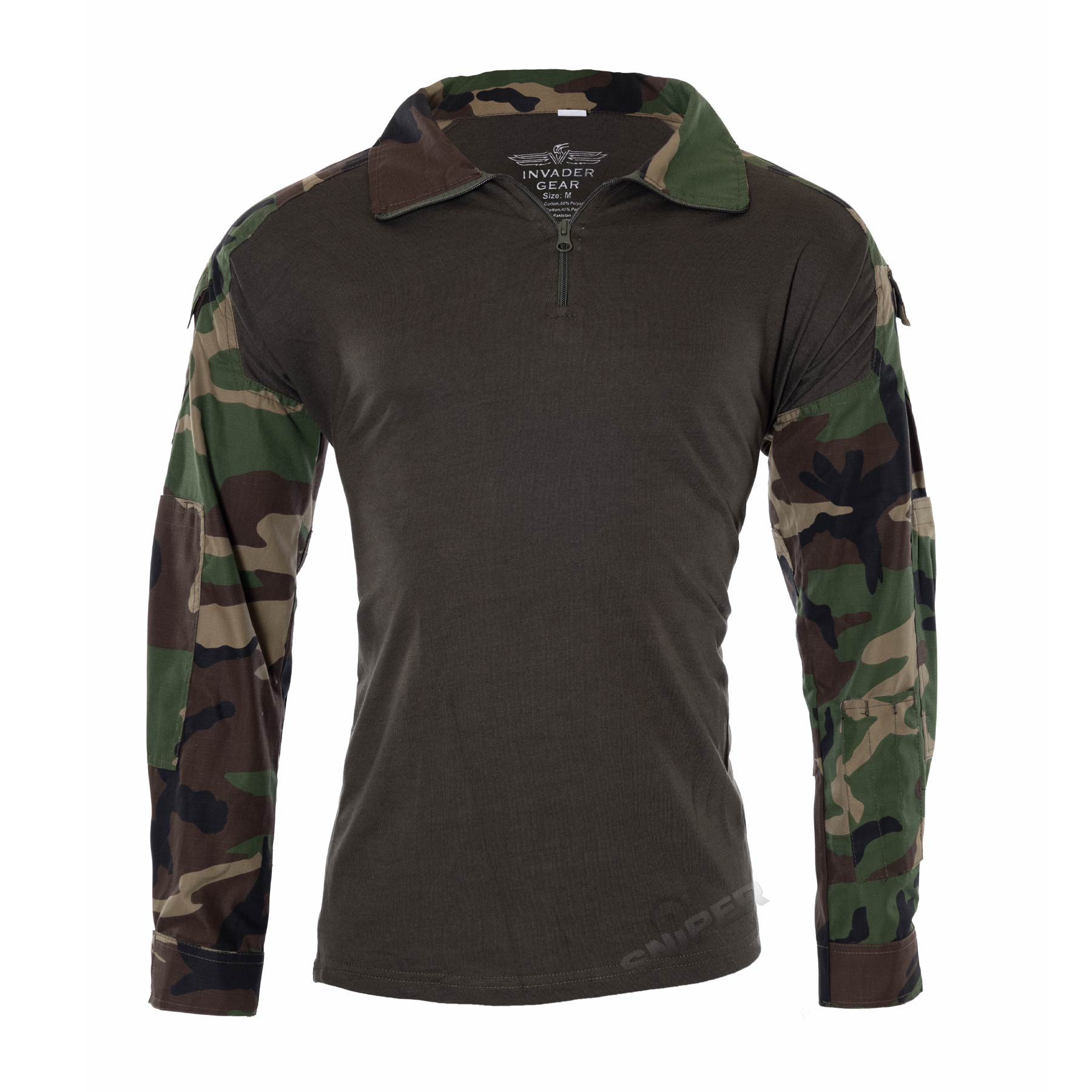 Invader Gear Combat Shirt, Woodland