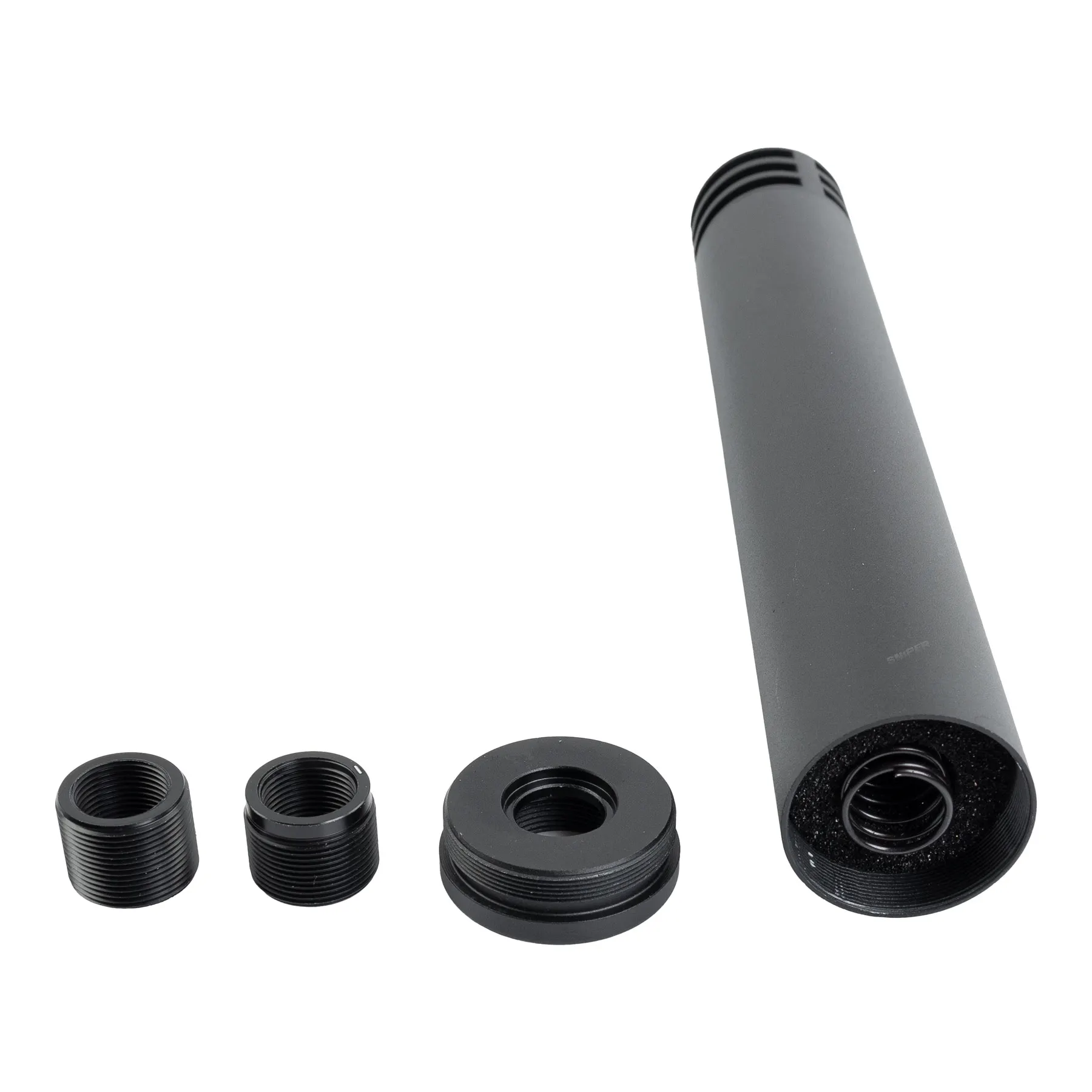 223mm Harvester Silencer, 14mm CW/CCW, Black