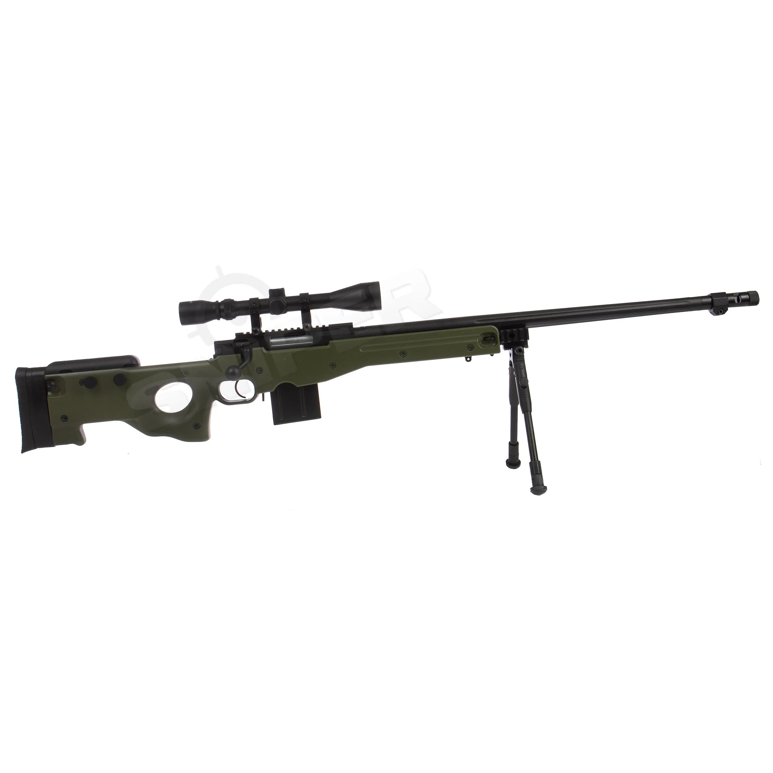 MB01 AWP FH Scharfschützengewehr Upgraded Softair Sniper Set, OD