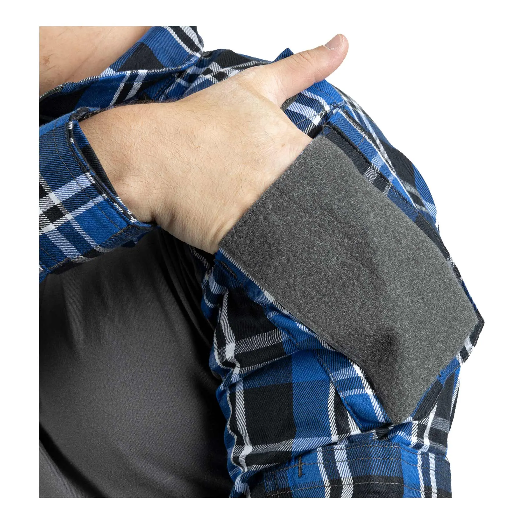 Flannel Combat Shirt, Blue Flannel Combat Shirt, Blue