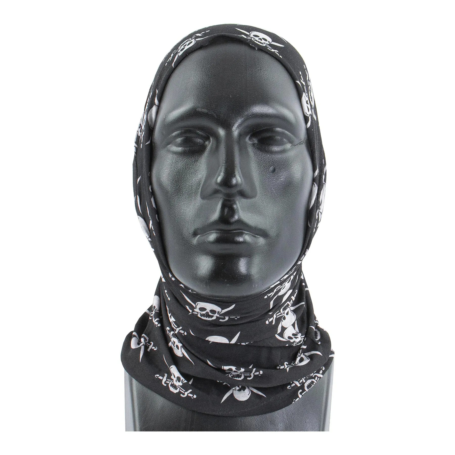 Tactical Wrap Pirate Skull, Black