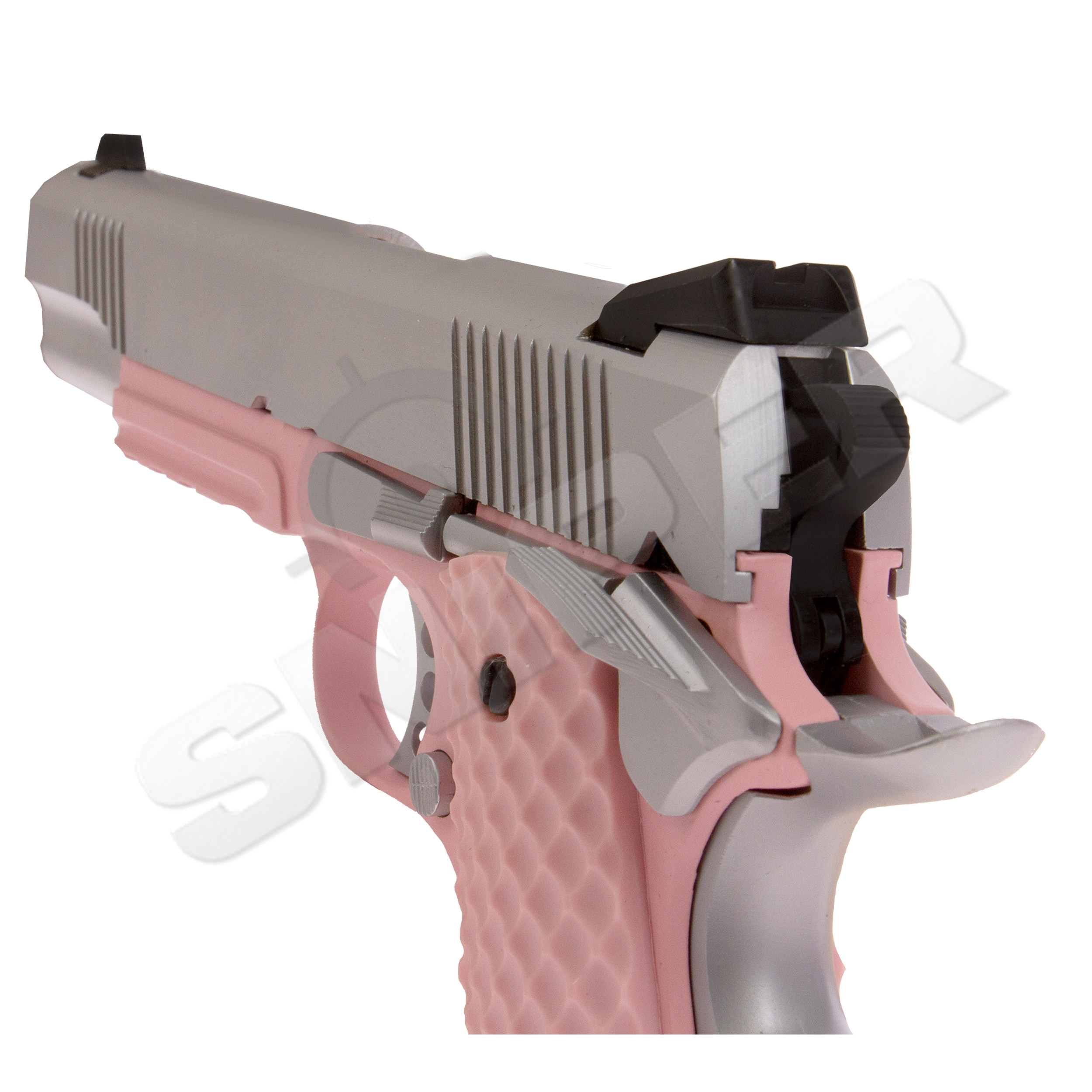 Raven 1911 MEU Railed GBB, Pink/Silver