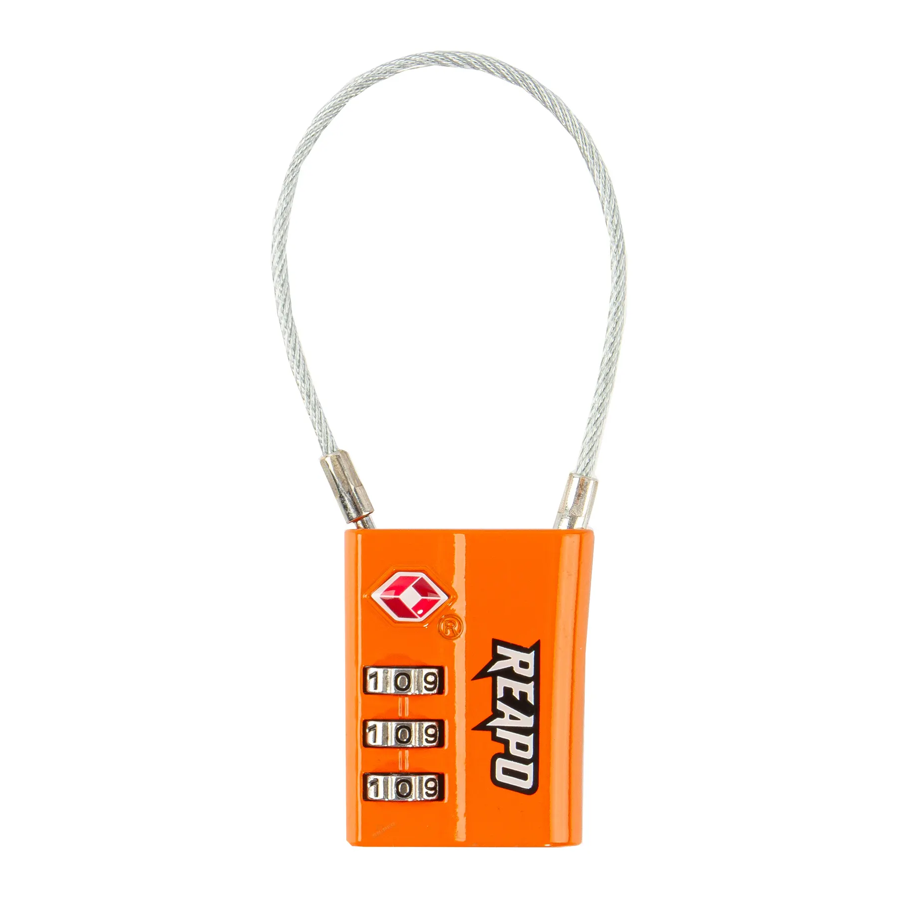 Reapo XL Zahlenschloss TSA lock, Orange Reapo XL Zahlenschloss TSA lock, Orange