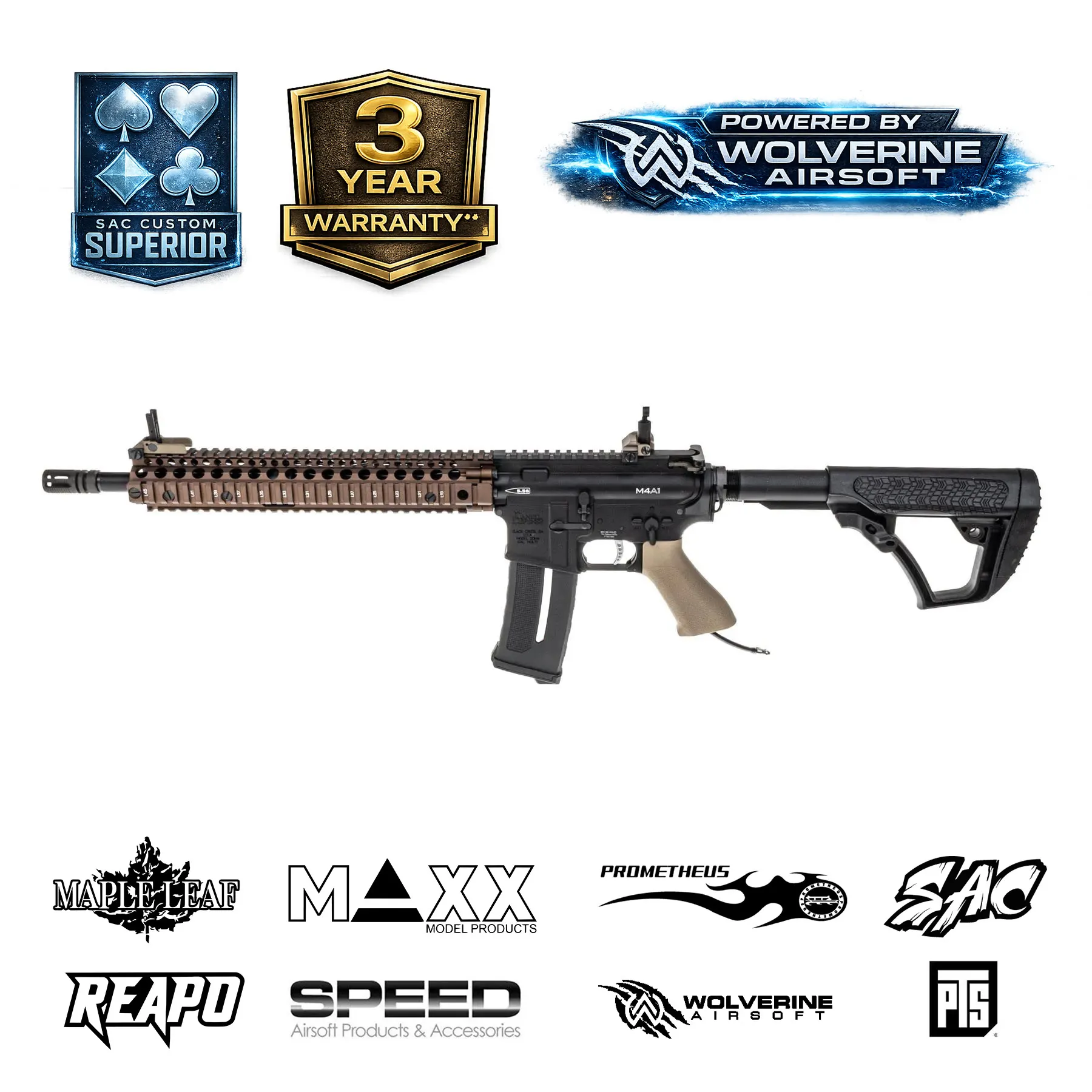 SAC x Wolverine Daniel Defense Block II New Gen 2026, Dualtone