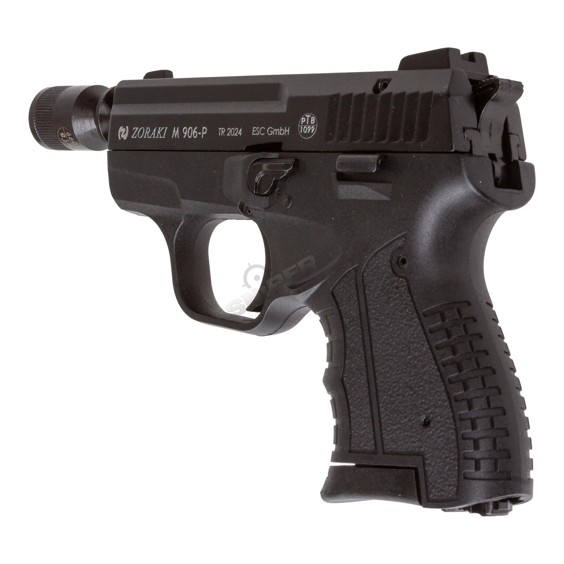 Zoraki 906 9mm P.A.K. Schreckschusspistole, Black