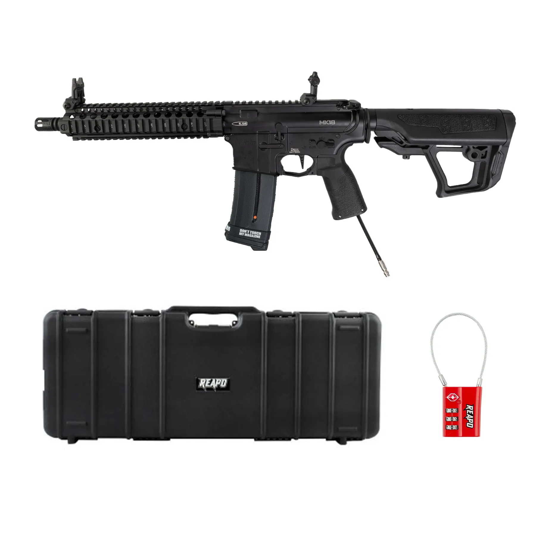SAC x Wolverine Daniel Defense MK18 Split HPA, Black