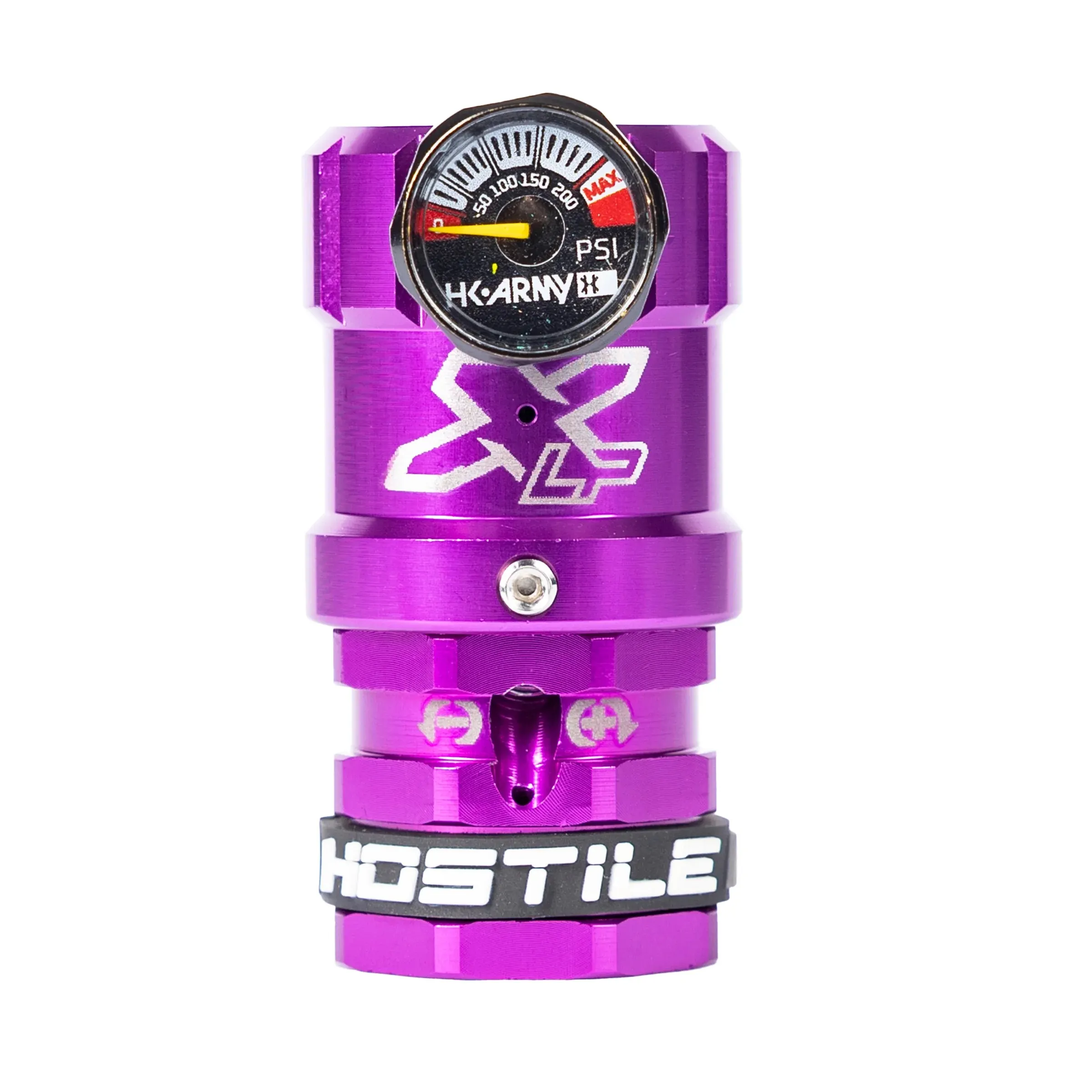 Hostile LXP Regulator Side Port, Purple Hostile LXP Regulator Side Port, Purple