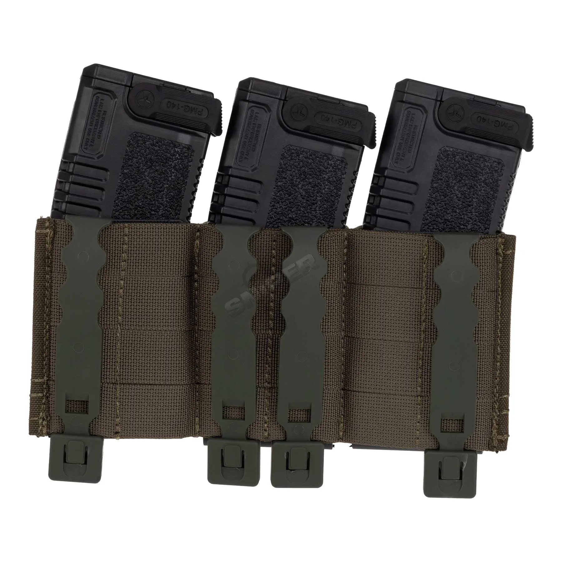 Reapo Triple Open Mag Pouch, Ranger Green