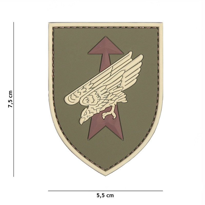 3D PVC Patch German Special Forces, OD