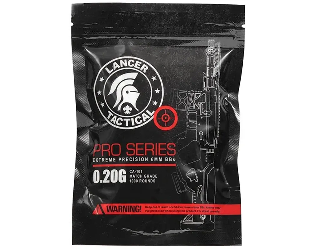 Lancer Tactical  0,20g Pro Series BB´s, 1000rds