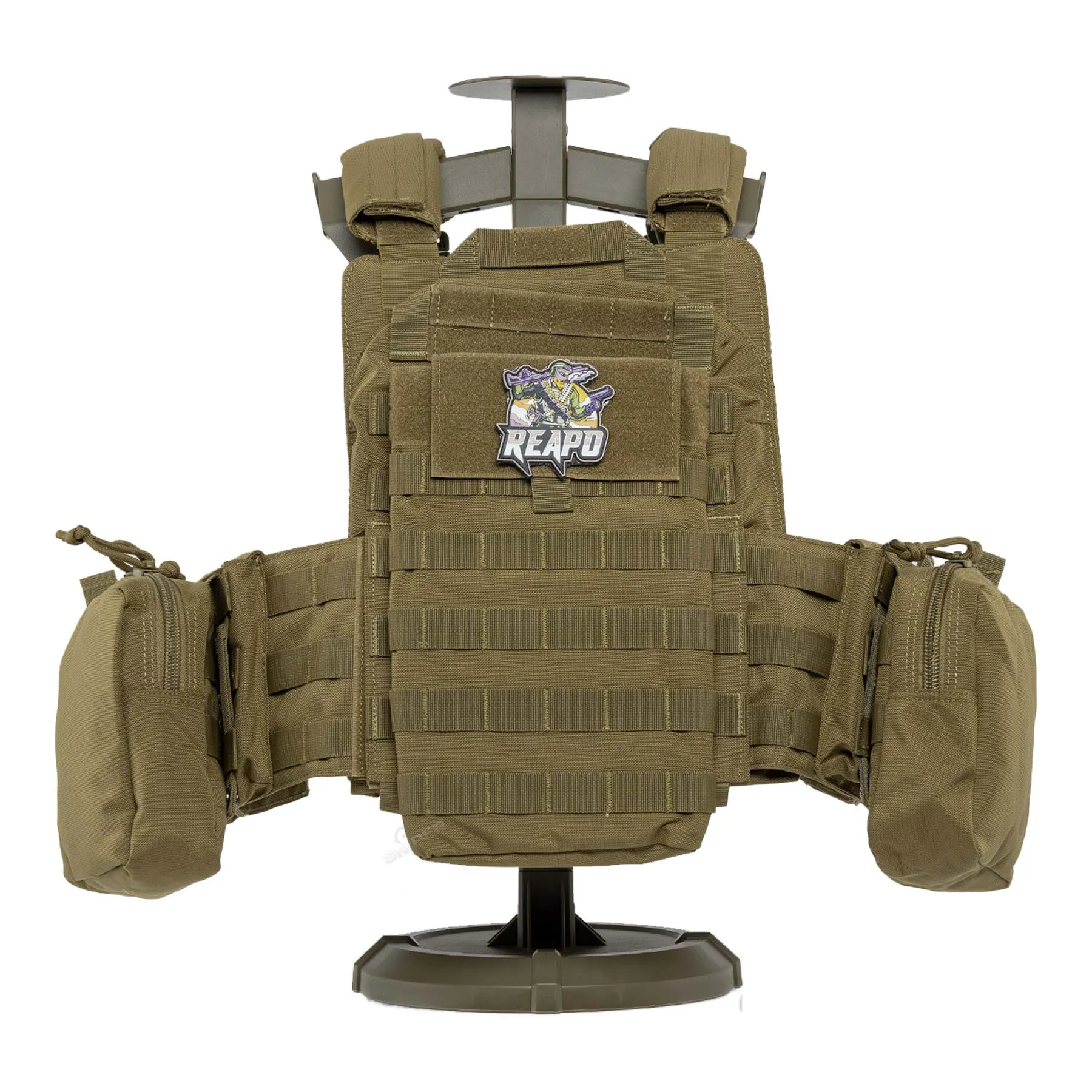 Reapo XXL Big Size Plattenträger, Tan Reapo XXL Big Size Plattenträger, Tan