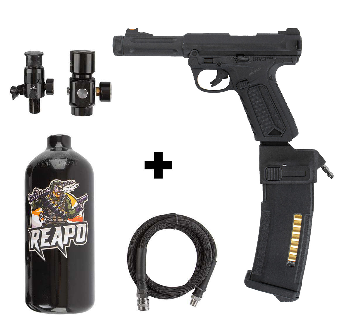 HPA Set Action Army AAP 01 + Bottle + Creeper US + PTS