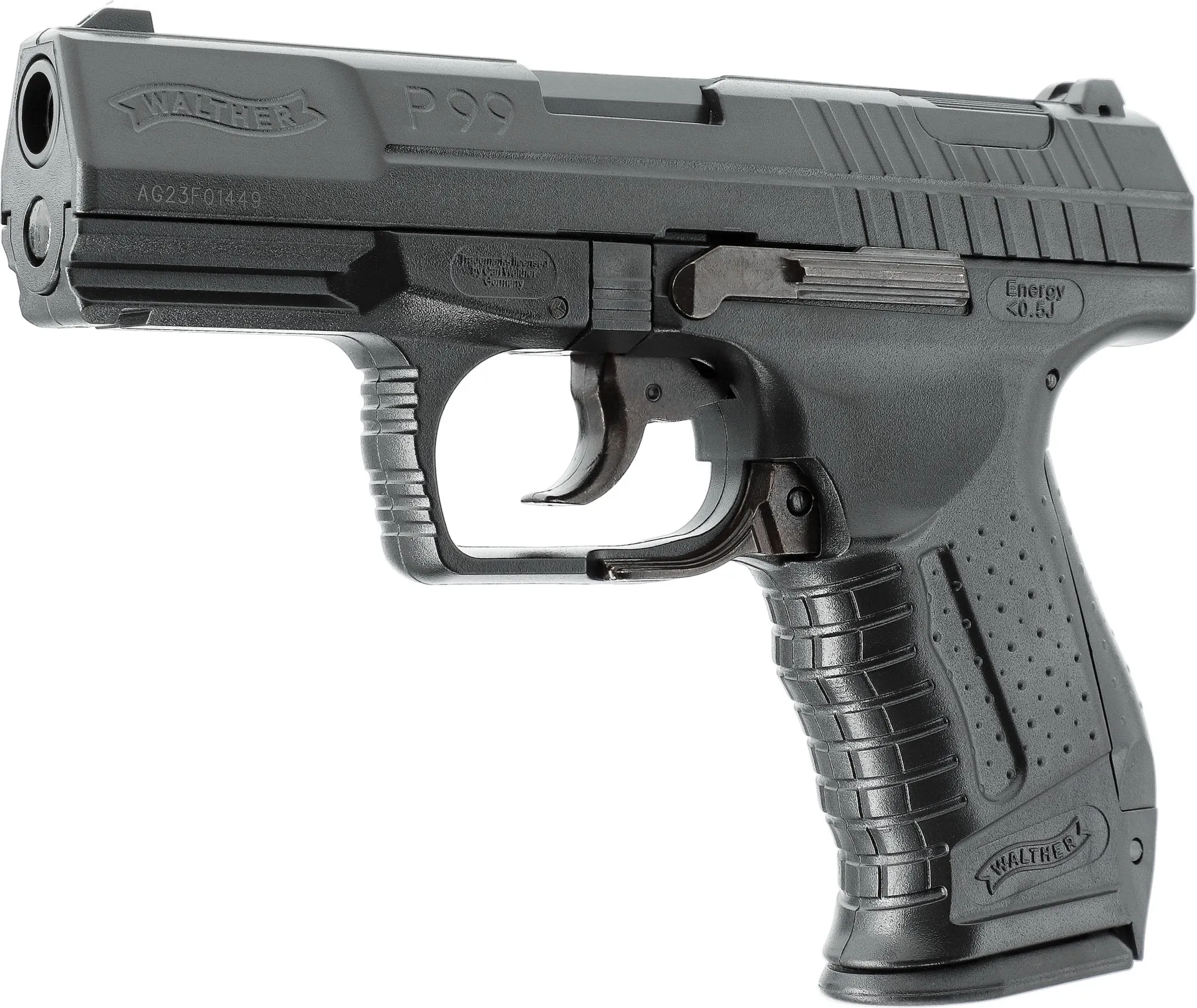 Walther P99 Federdruck Pistole < 0,5J, Black