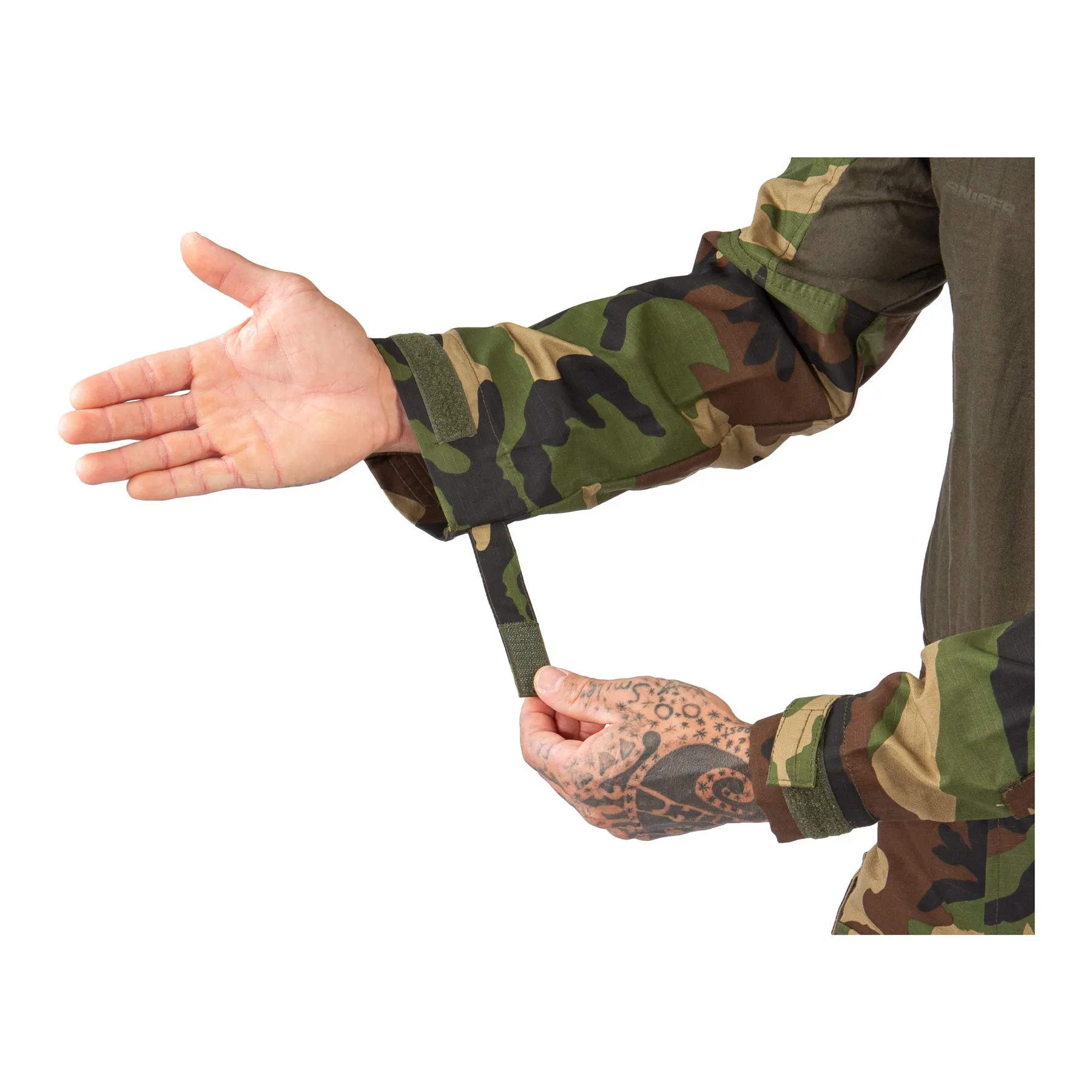 Delta Tactics Combat Uniform Set, Woodland Delta Tactics Combat Uniform Set, Woodland