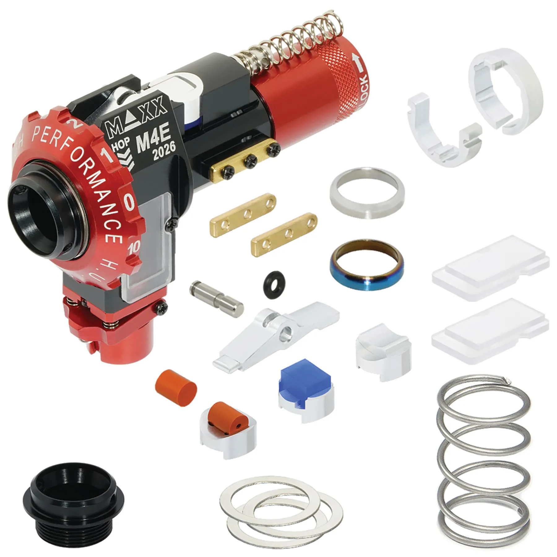 Maxx CNC Aluminum Hopup Chamber M4E (AEG Bucking) (Standard M4) (2026)