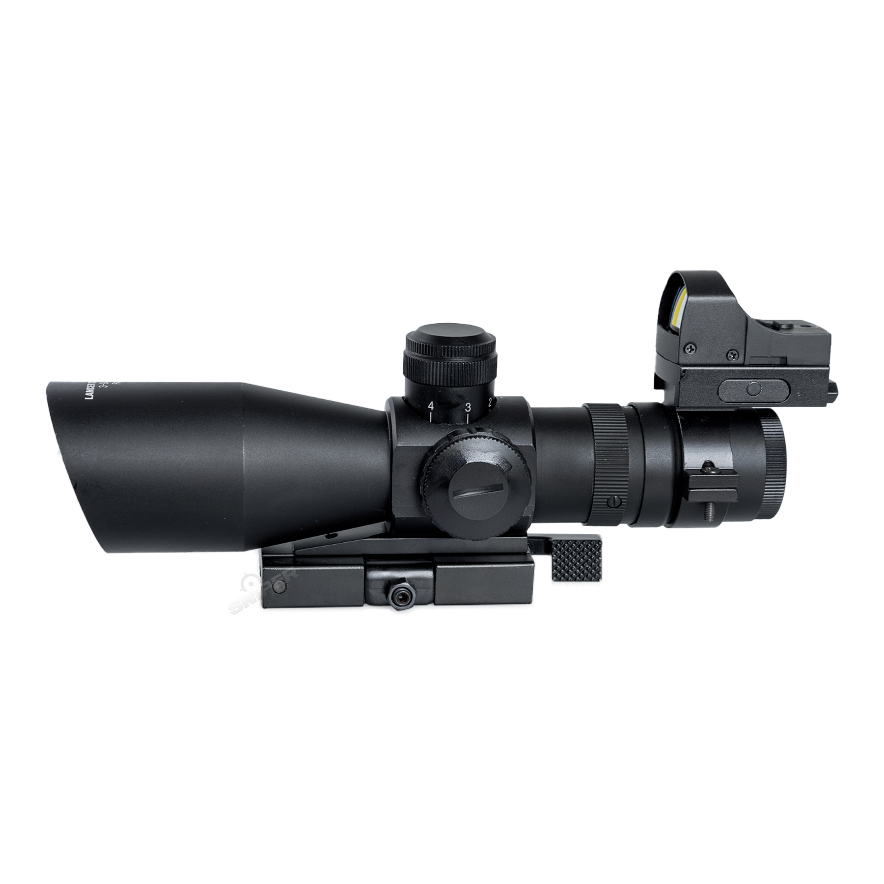3-9x42 Short Dot w/ Red Dot Visier, Black
