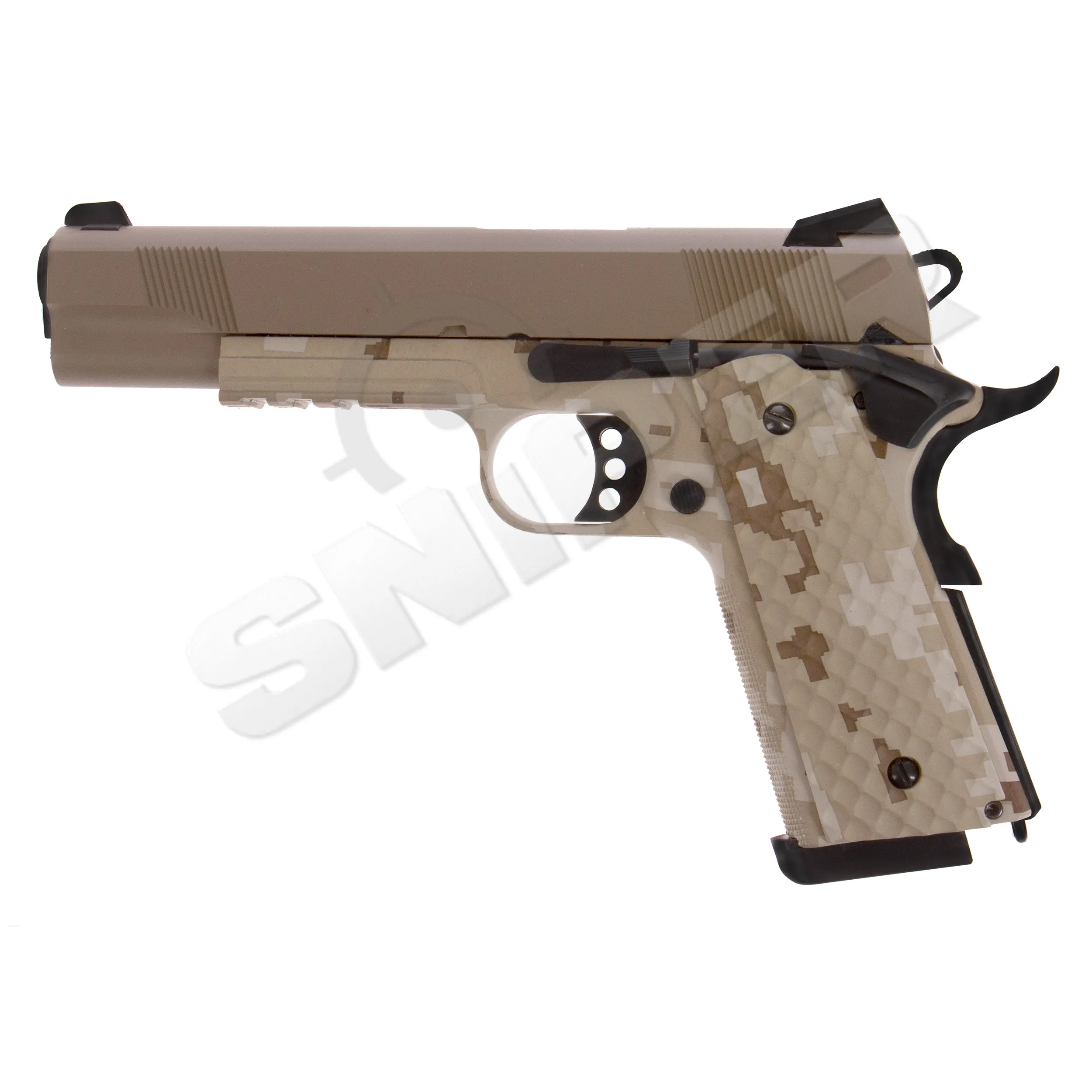 Raven 1911 MEU Railed GBB, Digi Desert/Tan