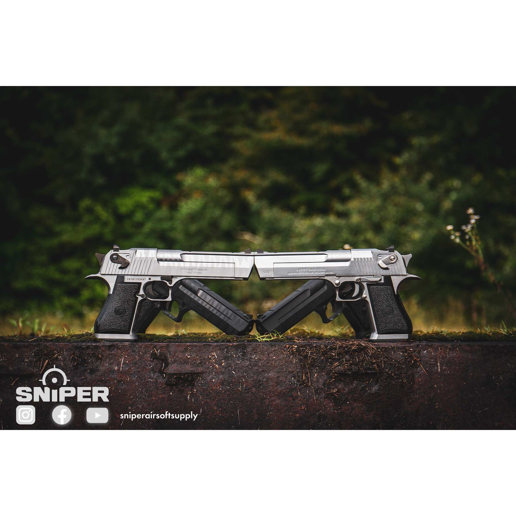 Desert Eagle L6 .50AE GBB, Silver