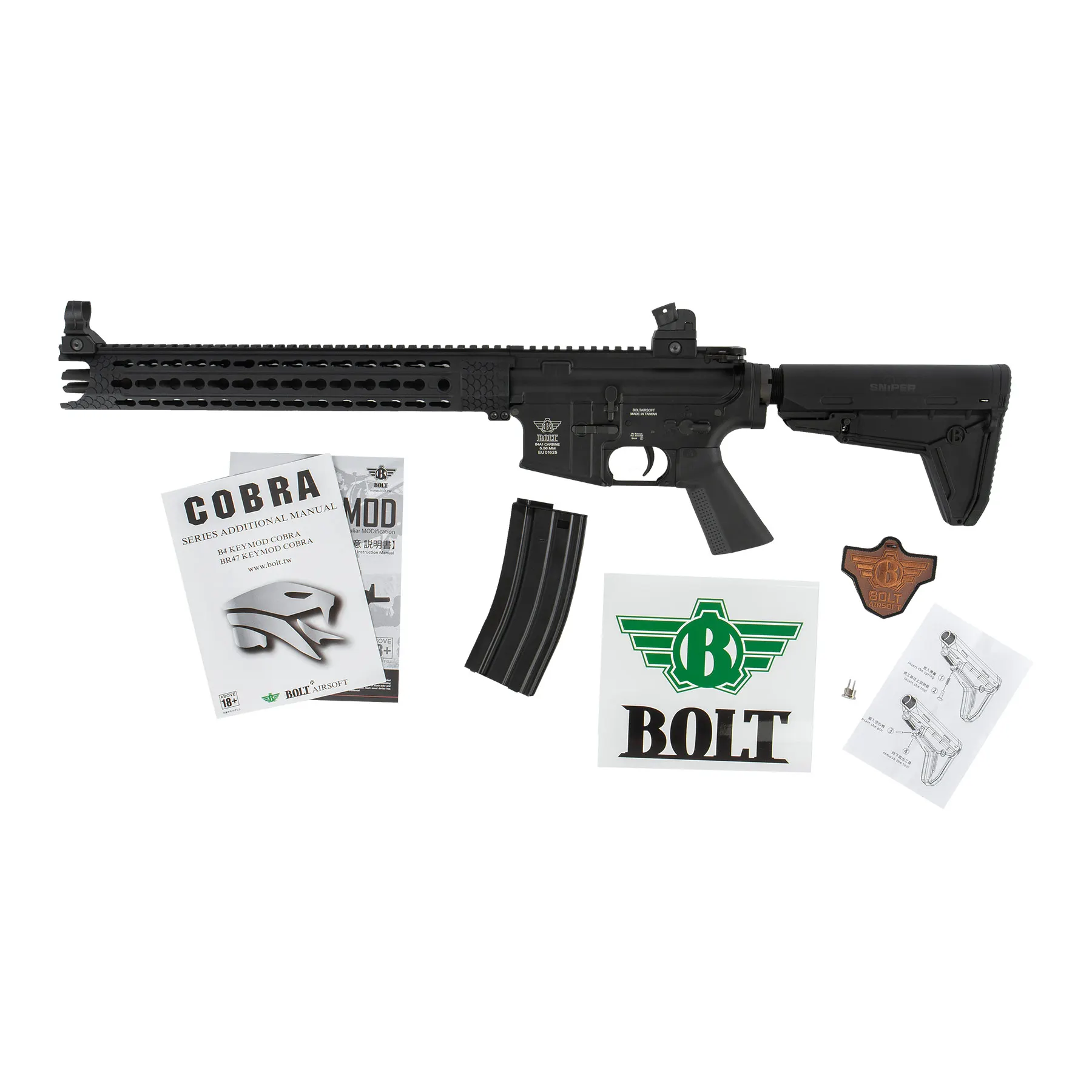 B4 Cobra Keymod TBS New Gen ETU, Black