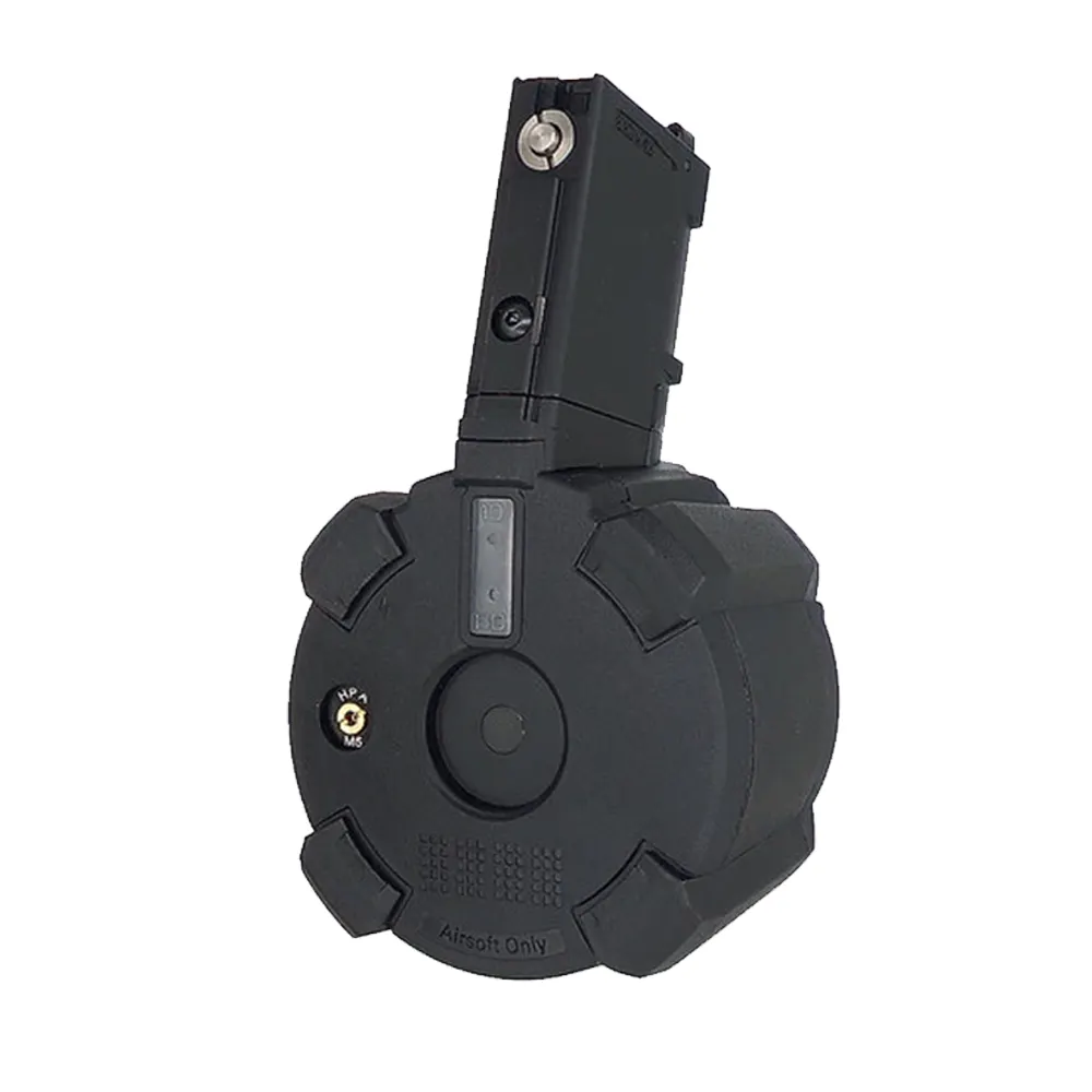 M4 Gas/HPA Drum Mag für MWS-Systeme , 500rds M4 Gas/HPA Drum Mag für MWS-Systeme , 500rds