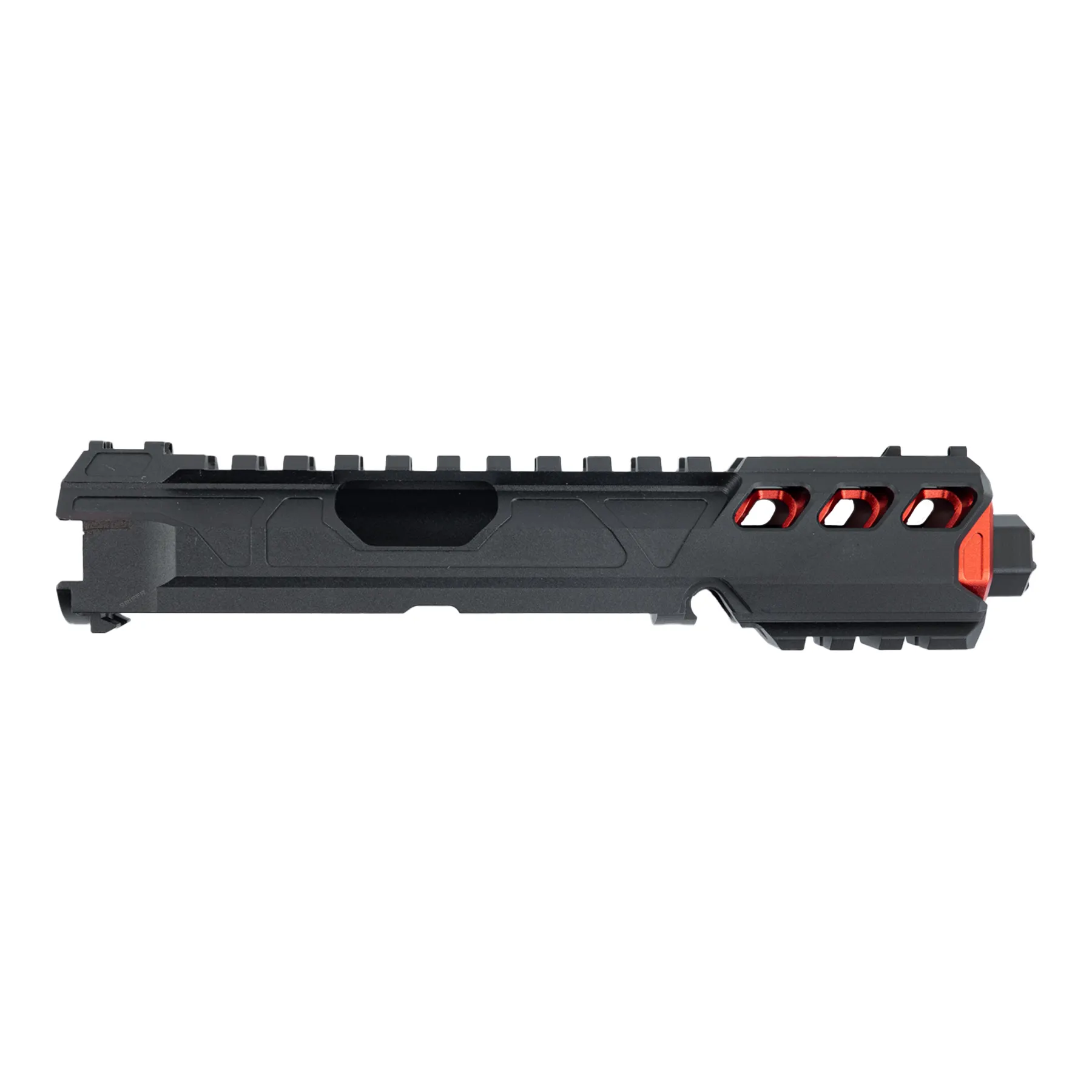 AAP-01 CNC Upper Set Short, Black/Red