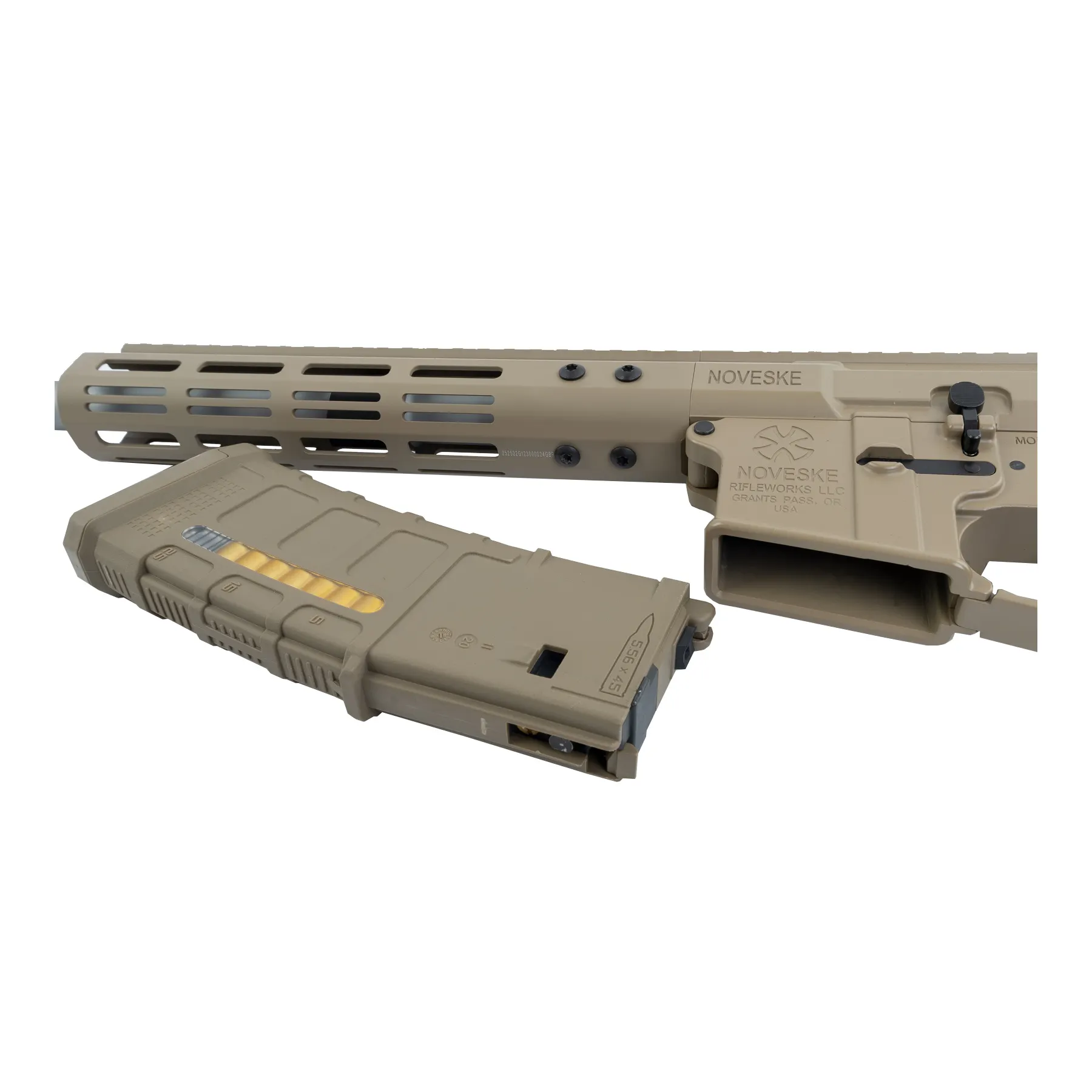 EMG Helios Noveske N4 MWS GBB Gen 3 High-Power, Tan EMG Helios Noveske N4 MWS GBB Gen 3, Tan