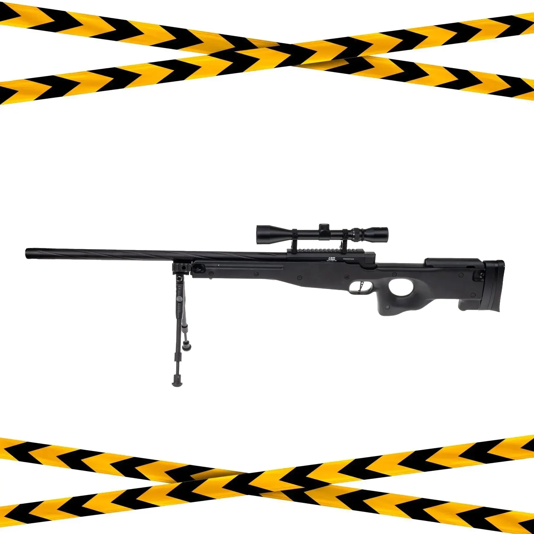 B-Ware WELL MB01 L96 Upgraded Version w/ Scope & Bipod, Black