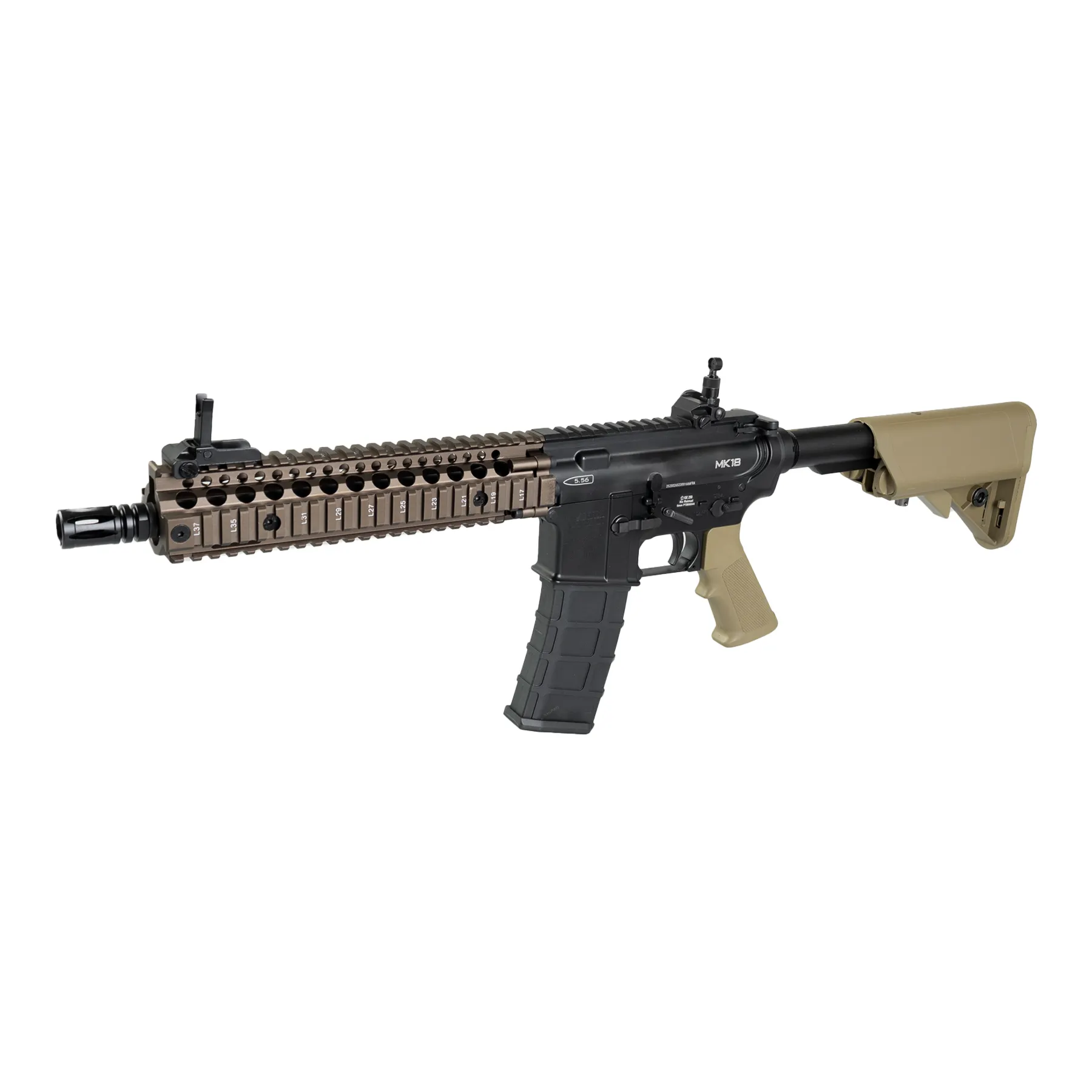 Golden Eagle Daniel Defense MK18 GBB, Dualtone