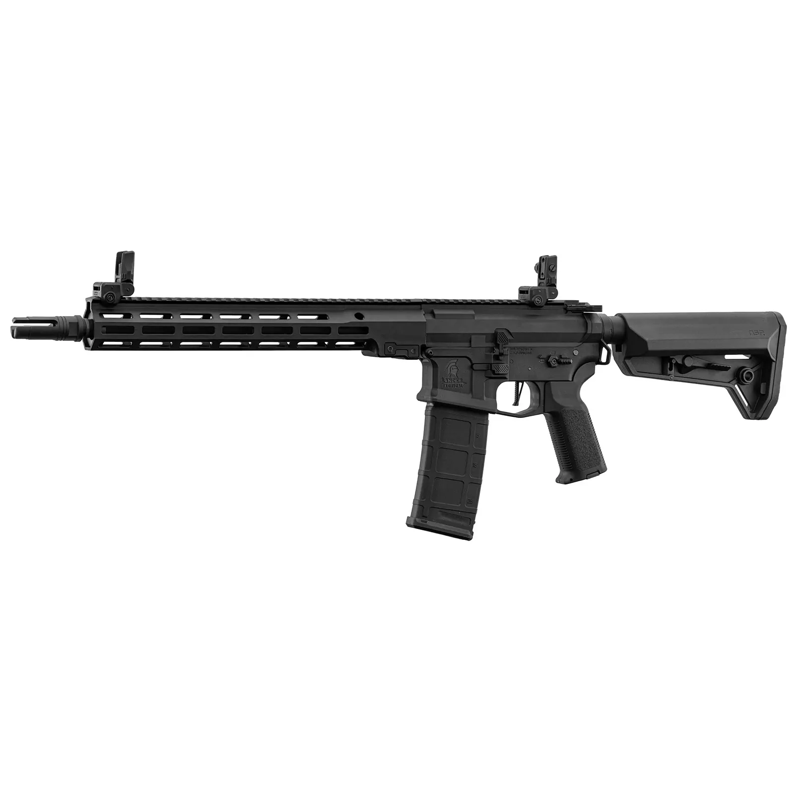 Einsteiger Set #1 - Lancer LT-44 Stalker 12" NSR w/ Nebula ETU (S)AEG, Black