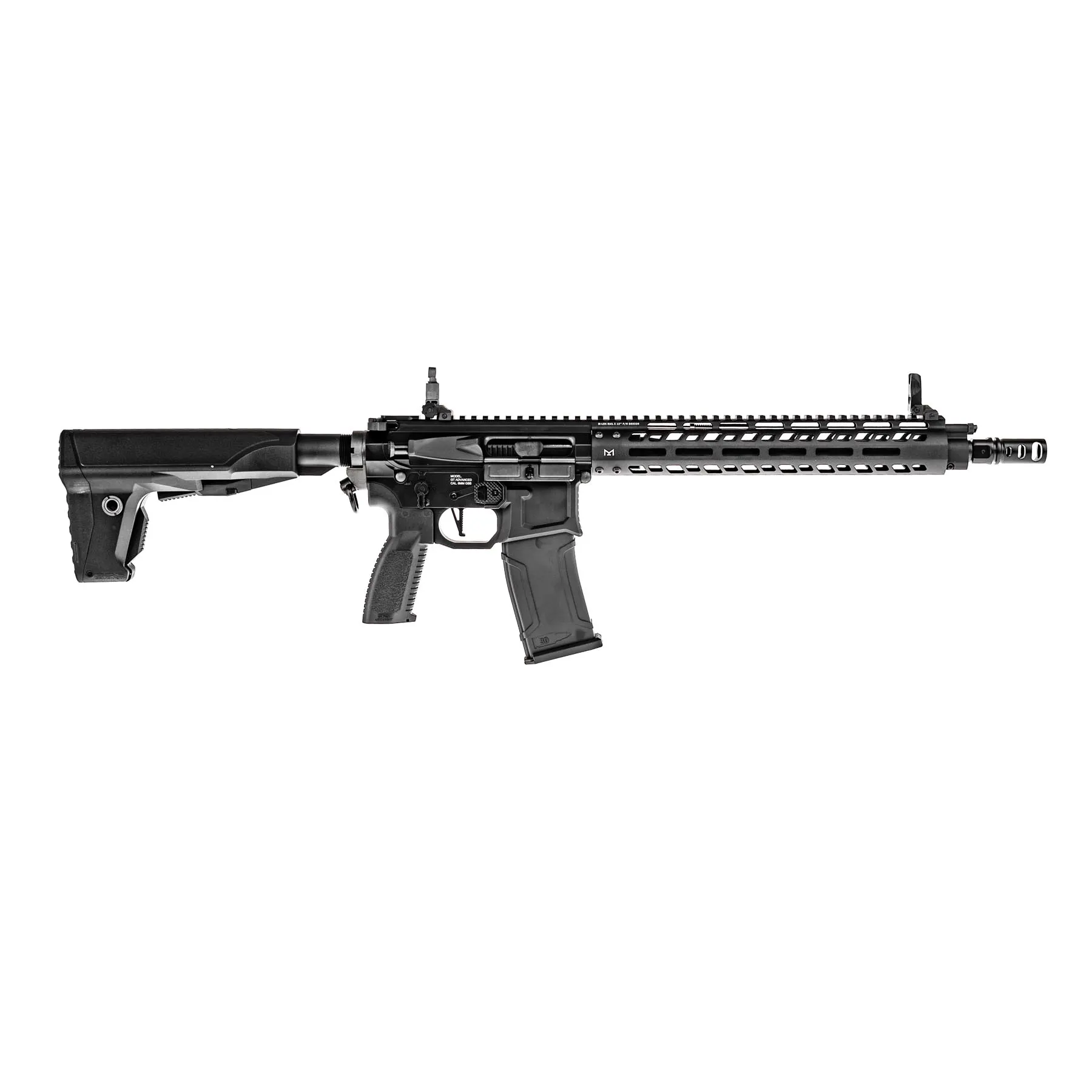G&G MGCR 556 12" S-GBR GBB Rifle, Black