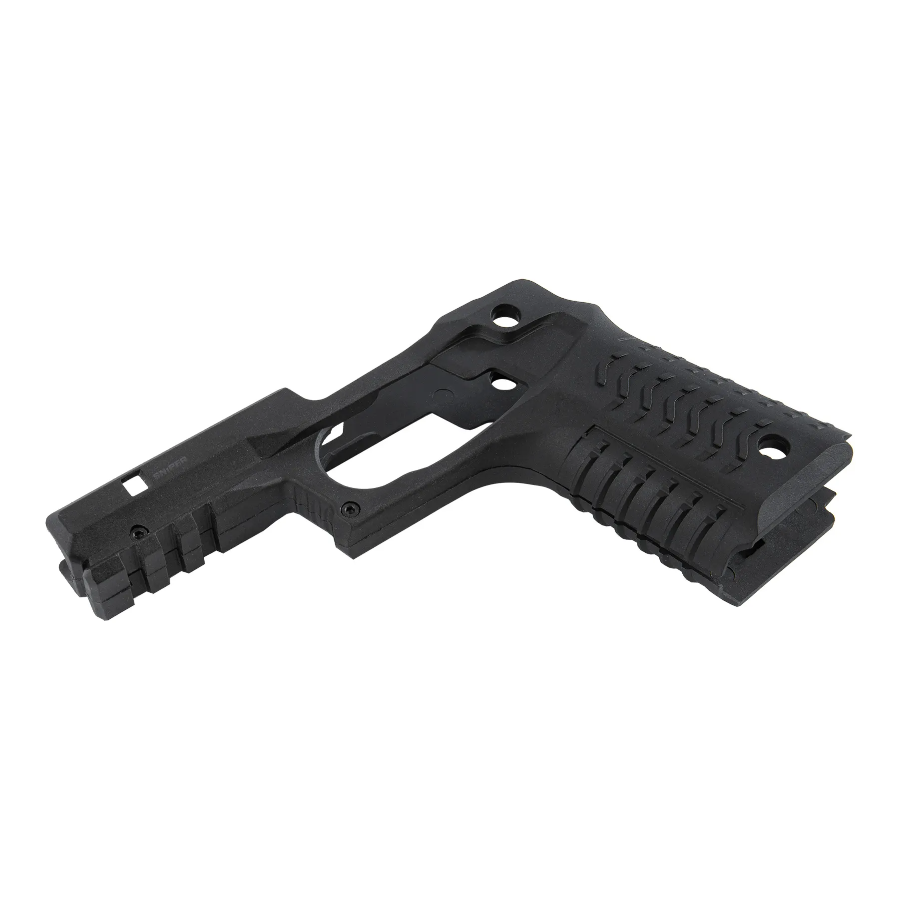 Lower Frame Cover Railed, Black
