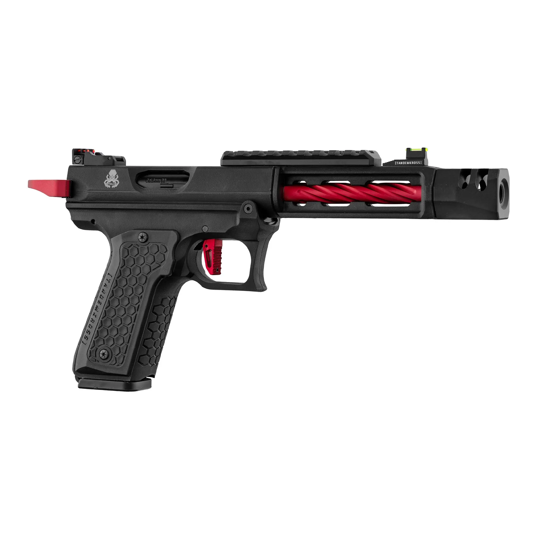 Lancer Tandemkross Cthulhu GBB Softair Pistole, Black/Red