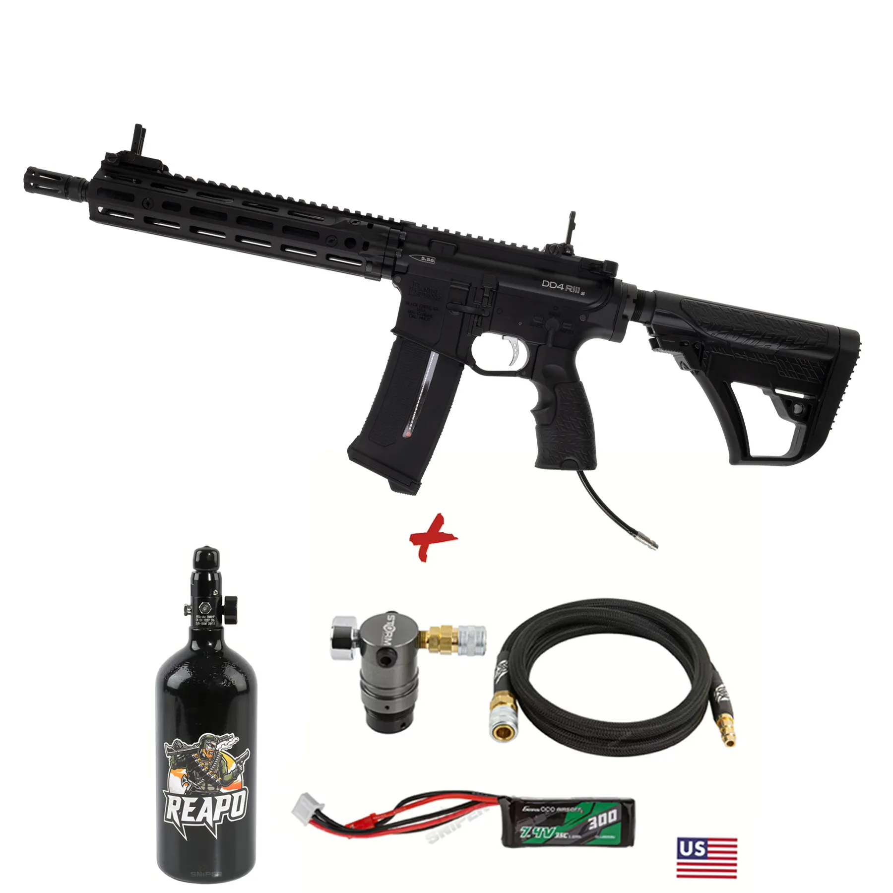 HPA Deal #2 - SAC x Wolverine Daniel Defense RIS 3 HPA, Black