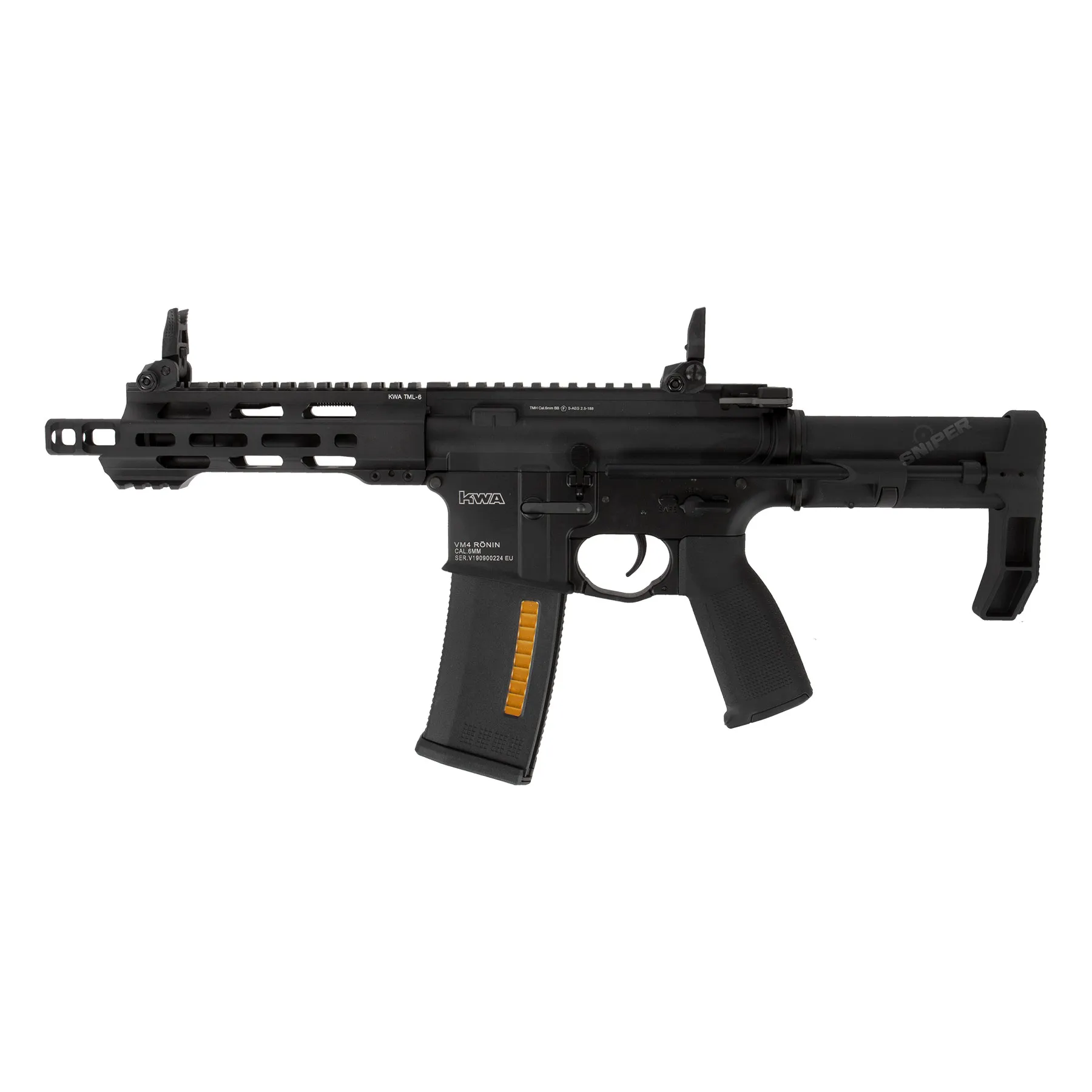 KWA VM4 Ronin T6 2.5 (S)AEG, Black