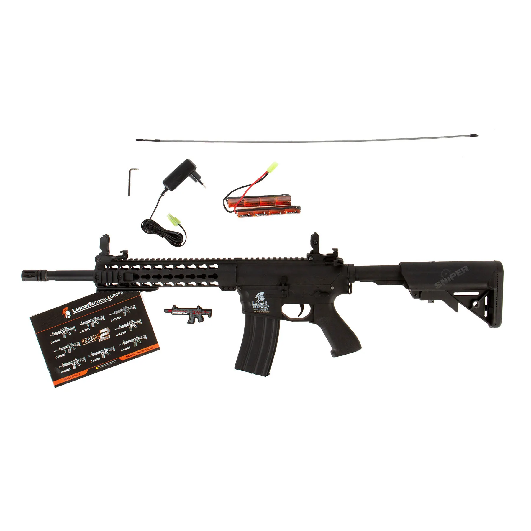 M4 EVO Keymod ETU+Mosfet AEG < 0,5 Joule, Black