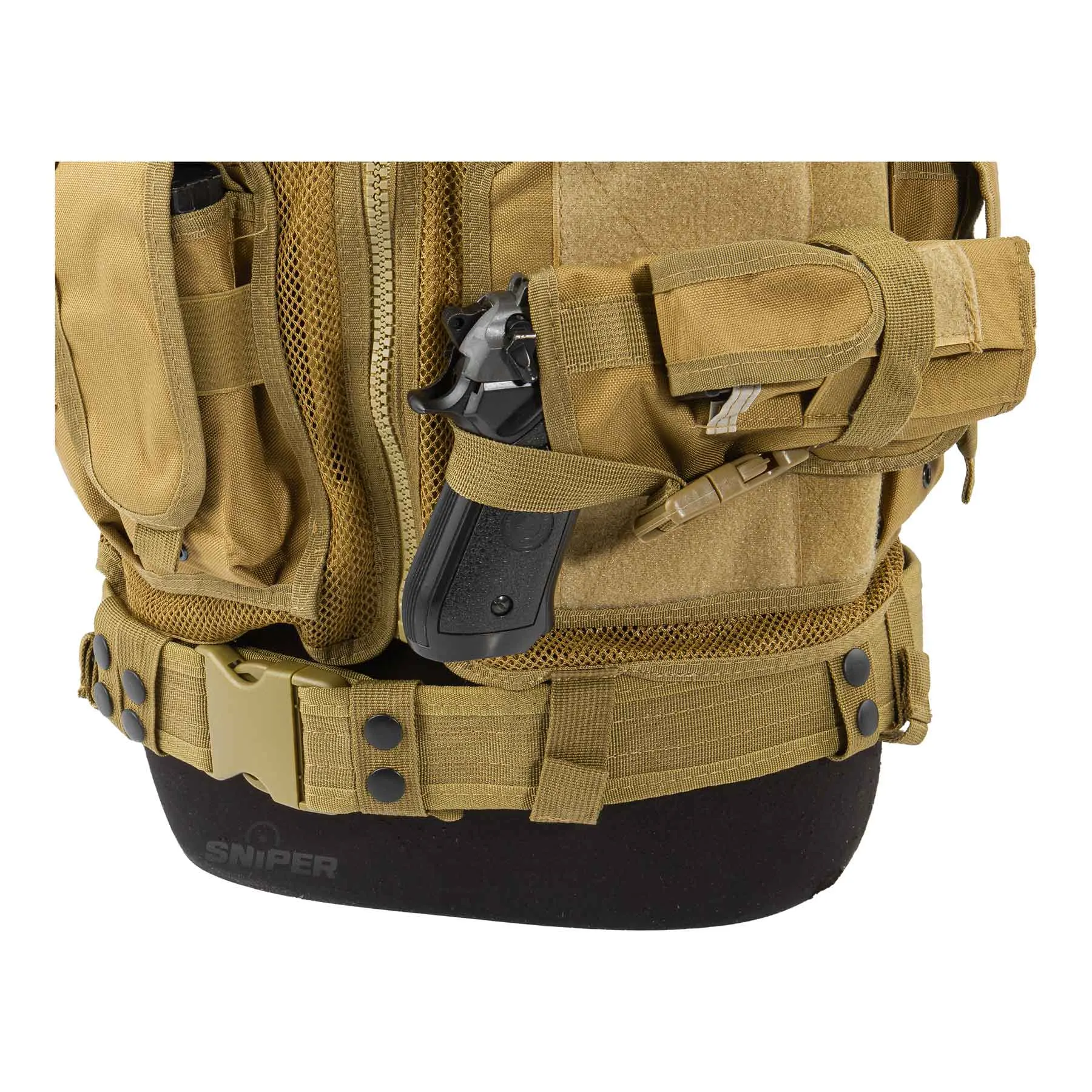 Tactical Mesh Vest, Tan Tactical Mesh Vest, Tan