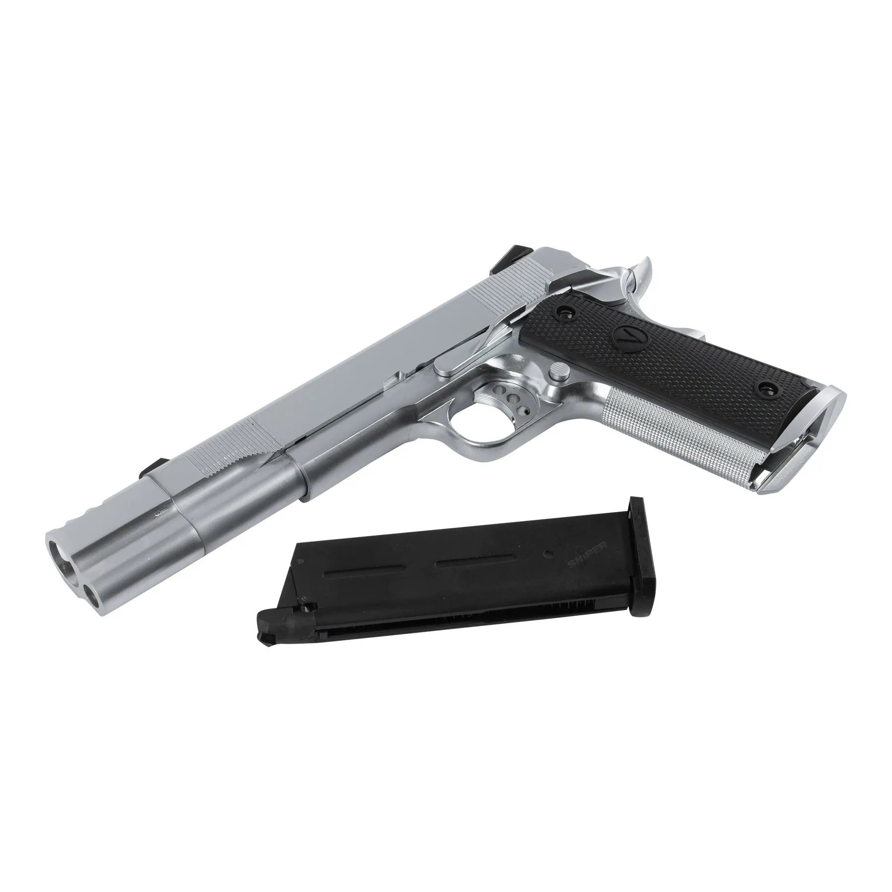Vorsk VP-X Full Metal Chrome GBB Softair Pistole Vorsk VP-X Full Metal Chrome GBB Softair Pistole