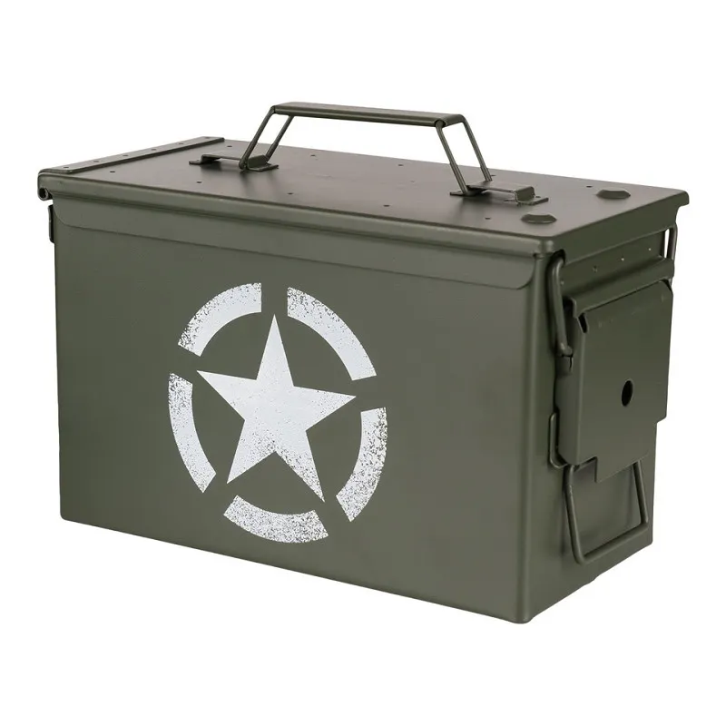 Cal. 50mm Ammo Box, US Army Star