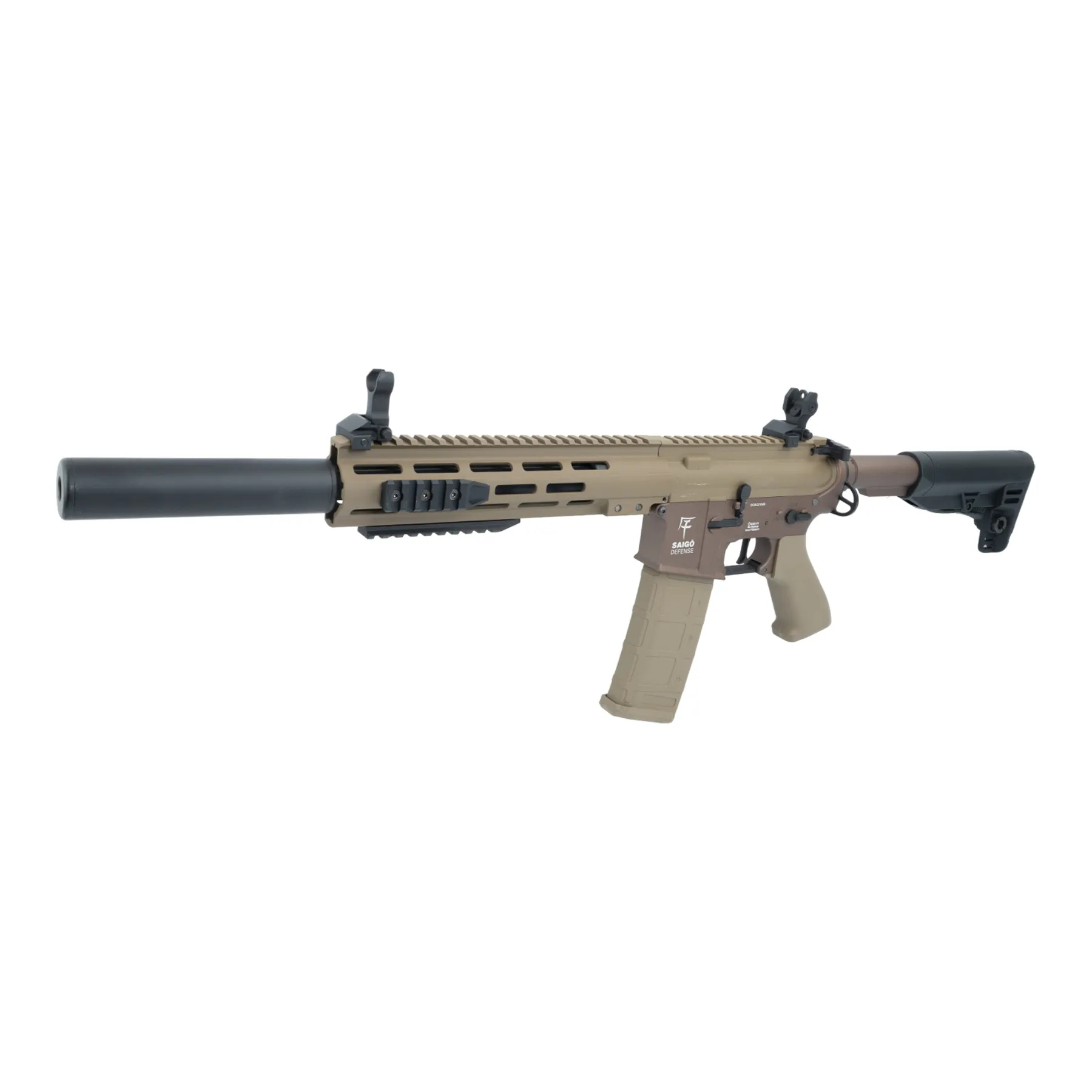 Saigo Defense Bushido Chu ETU M4 (S)AEG, Tan