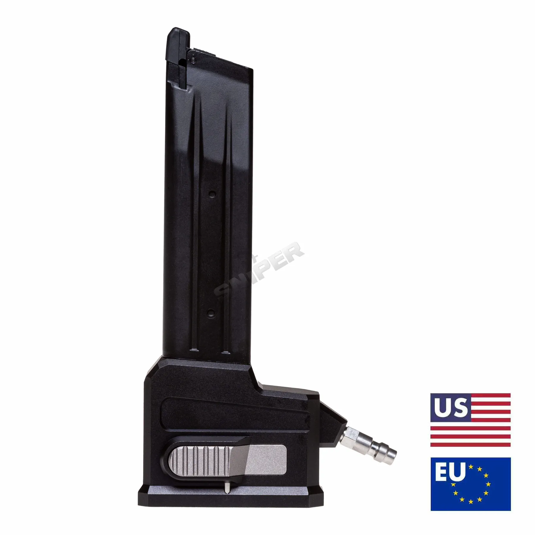 Lancer M4 HPA Adapter für Hi-Capa Pistolen, Black Lancer M4 HPA Adapter für Hi-Capa Pistolen, Black