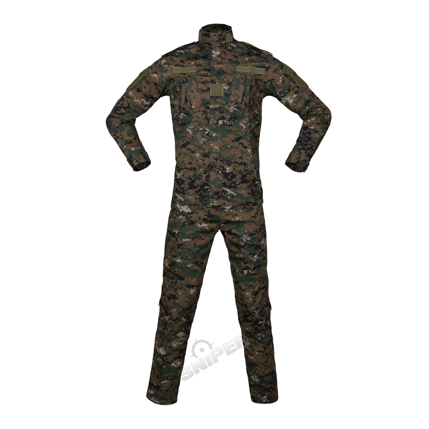 Reapo ACU Combat Uniform Set, Digital Woodland