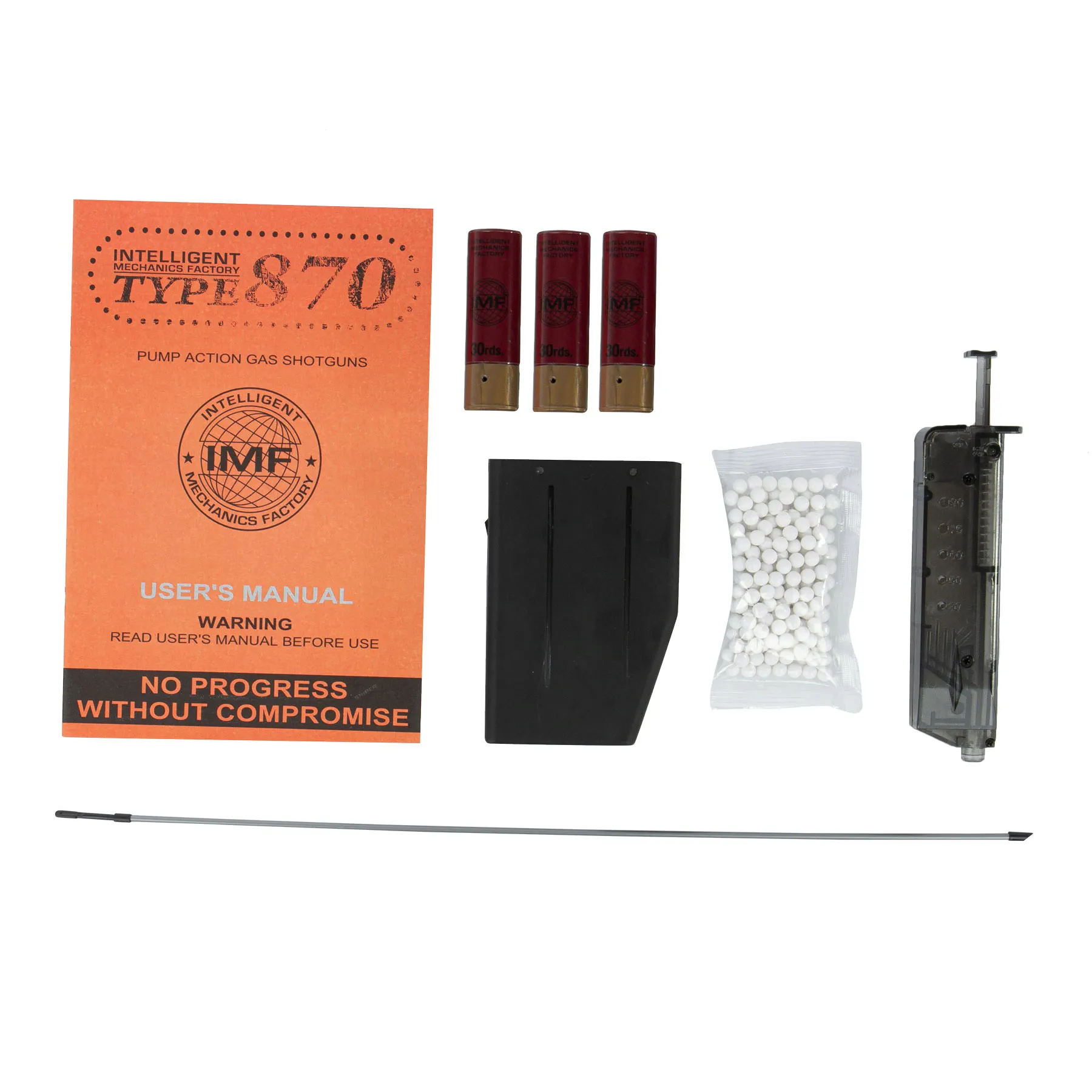 S8872 3-Shot Action Pumpgun, Black