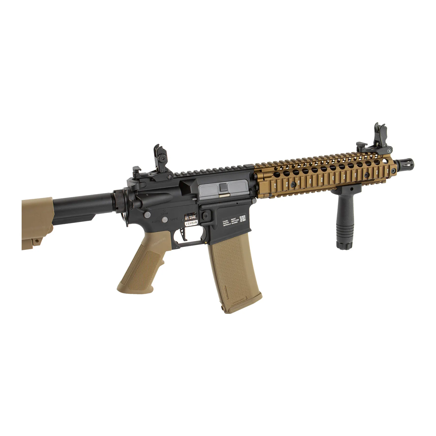 SA-E19 Edge 2.0 Daniel Defense MK18 (S)AEG, Chaos Bronze
