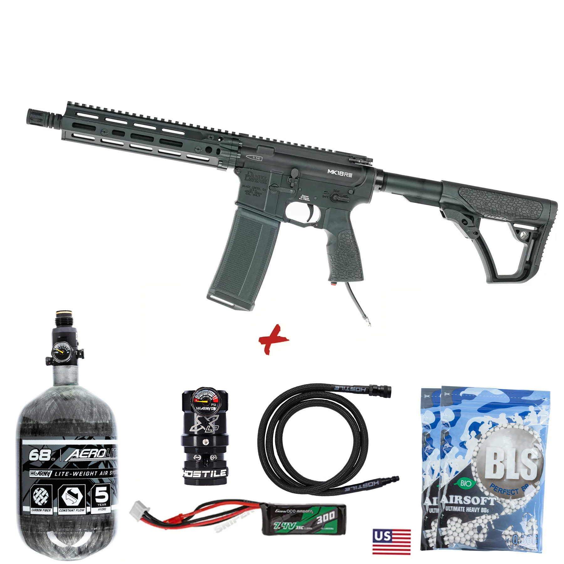 HPA Deal #4 - Wolverine MTW Daniel Defense RIS III Milspec HPA, Black