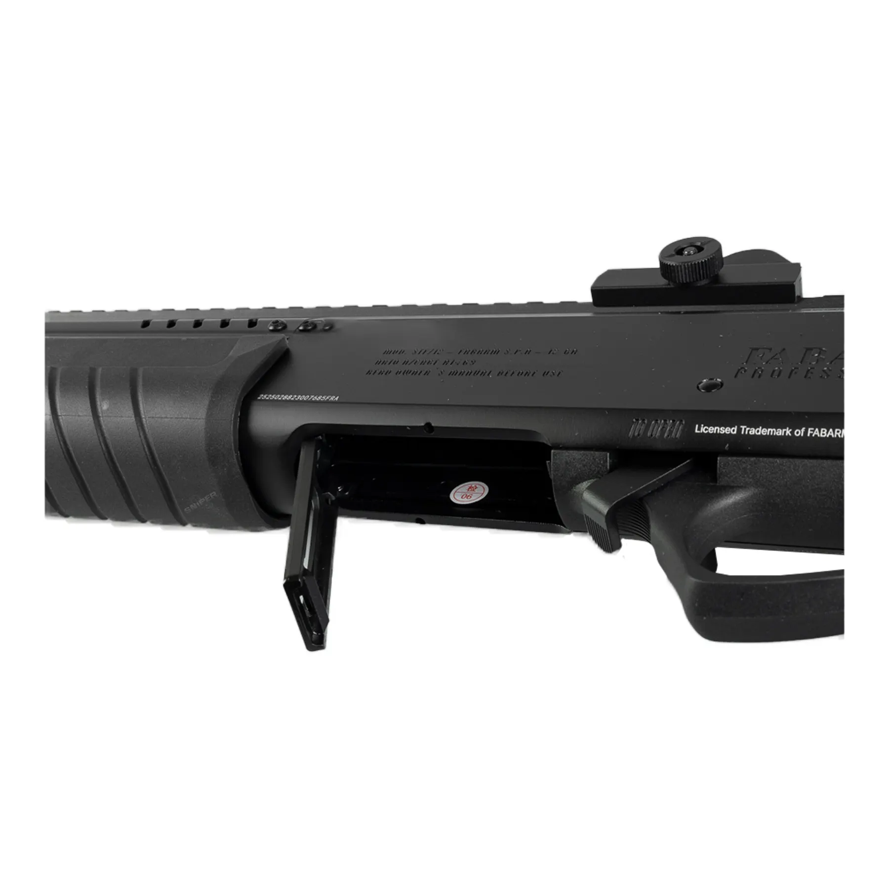 Fabarm STF12 Compact 11" Gas Pumpgun, Black