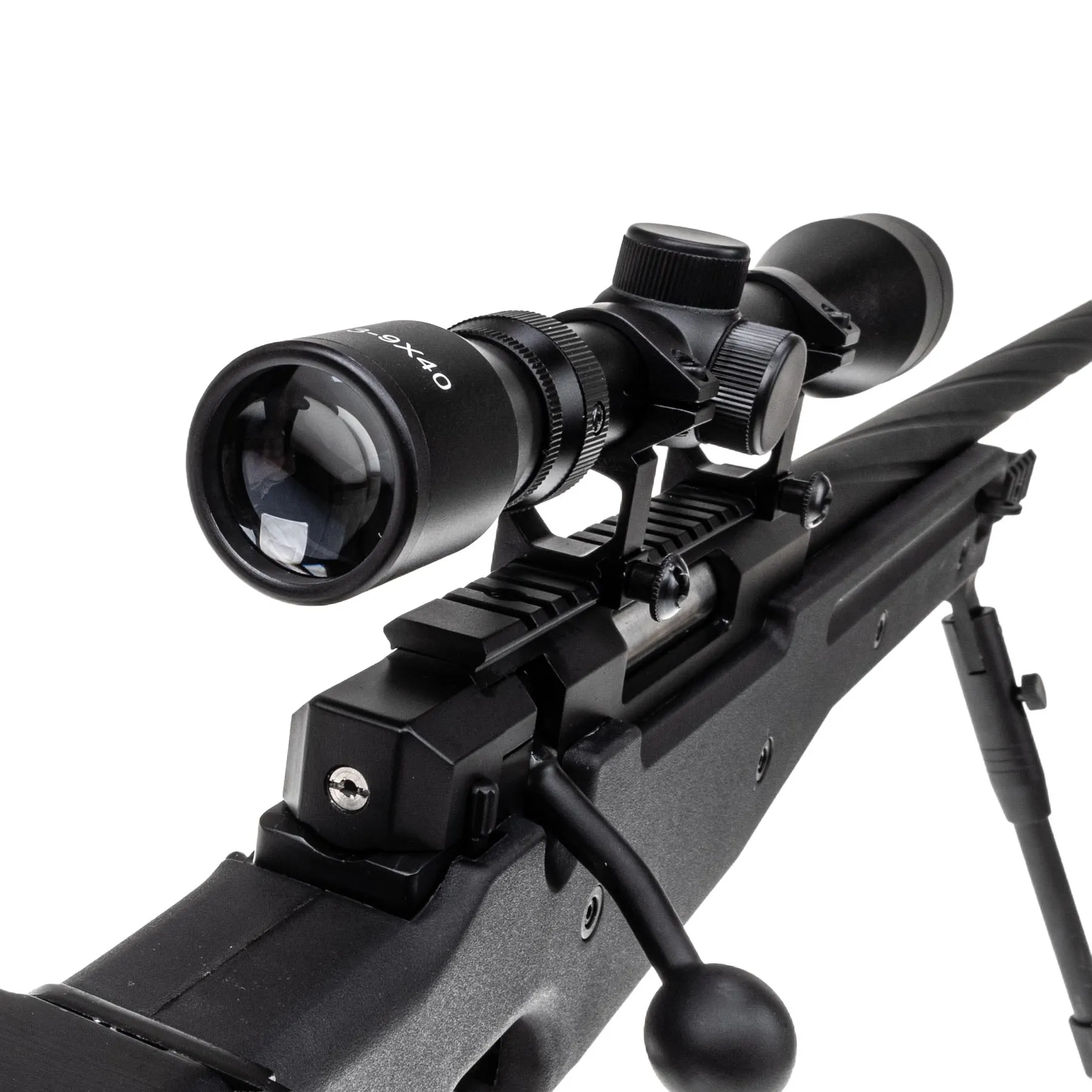 WELL MB08 L96 Upgraded Version w/ Scope & Bipod, Black