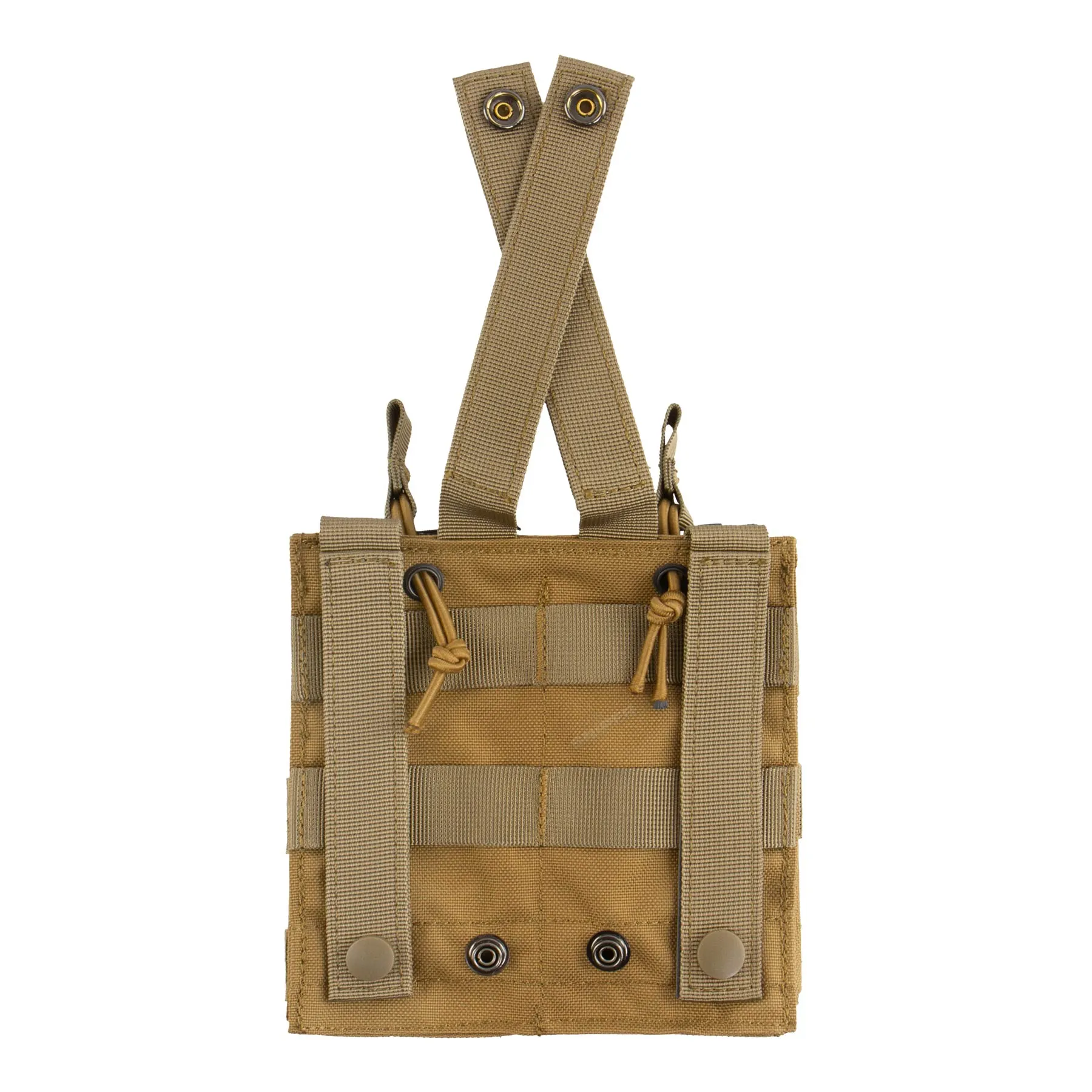 Double Open Top Mag Pouch, Tan