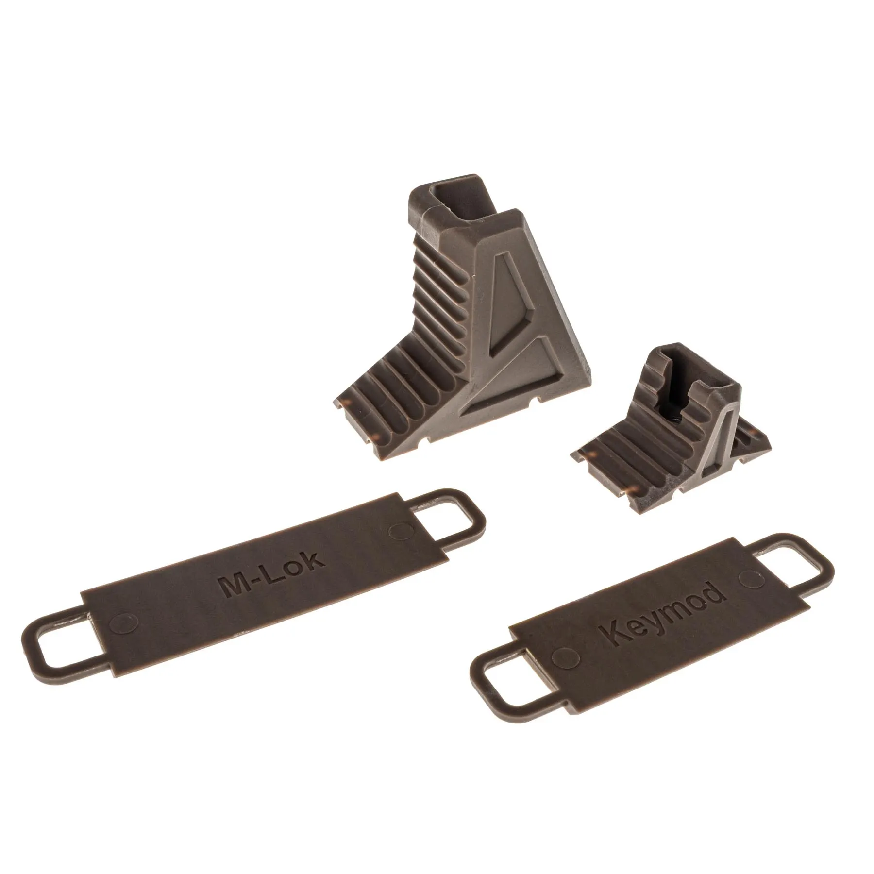 TD fullstop kit with internal cable routing for Keymod/M-Lok, Tan