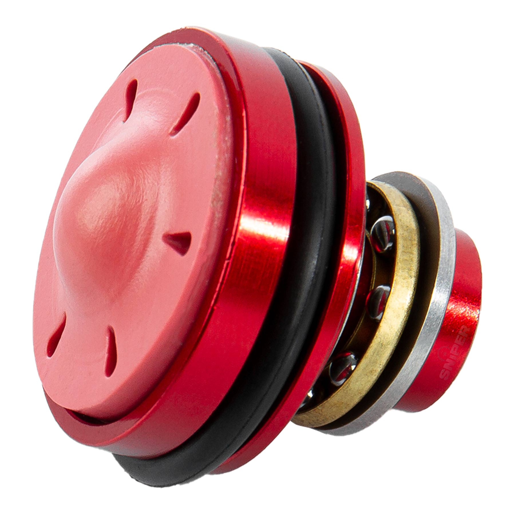 Silent Piston head, aluminium, w/bearing