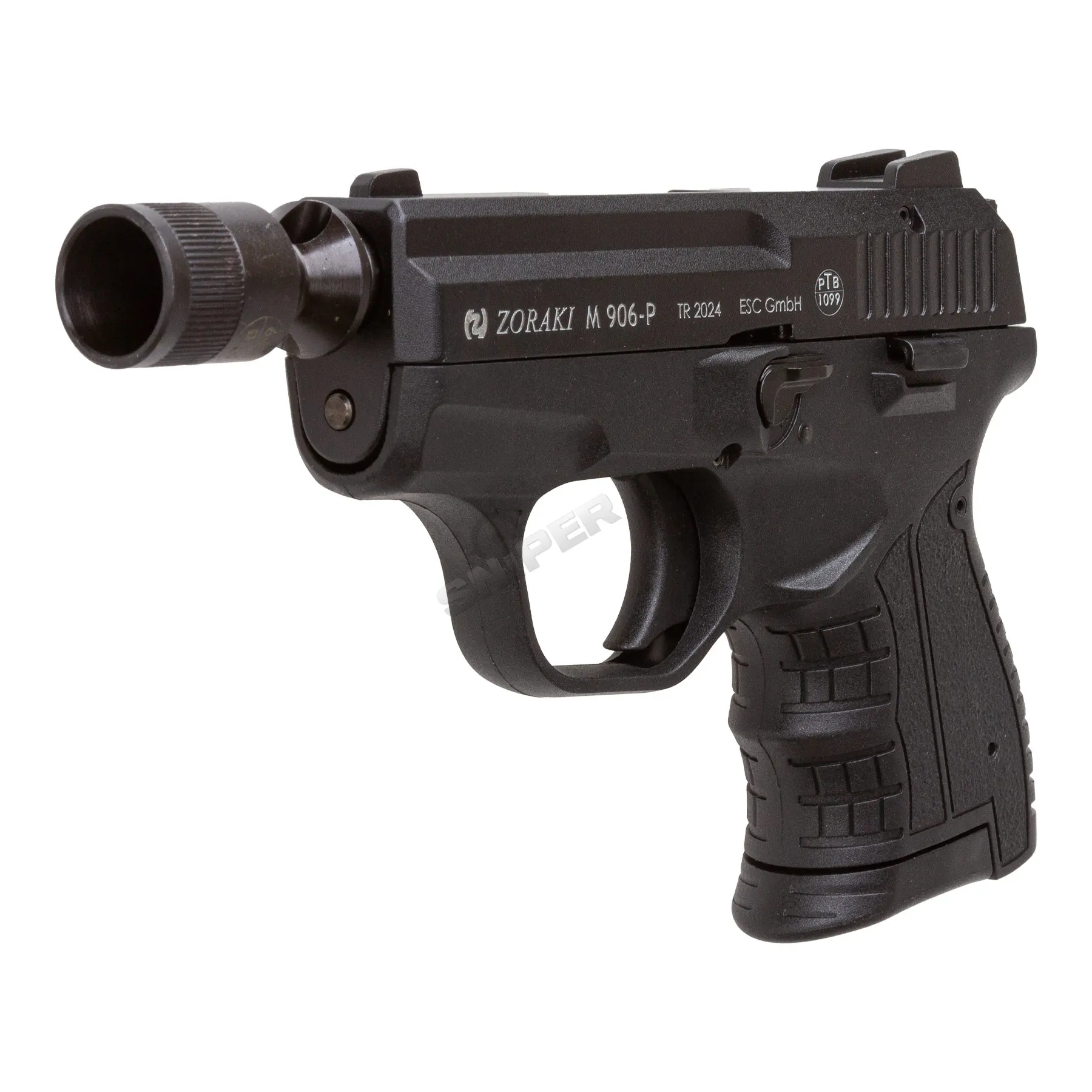Zoraki 906 9mm P.A.K. Schreckschusspistole, Black